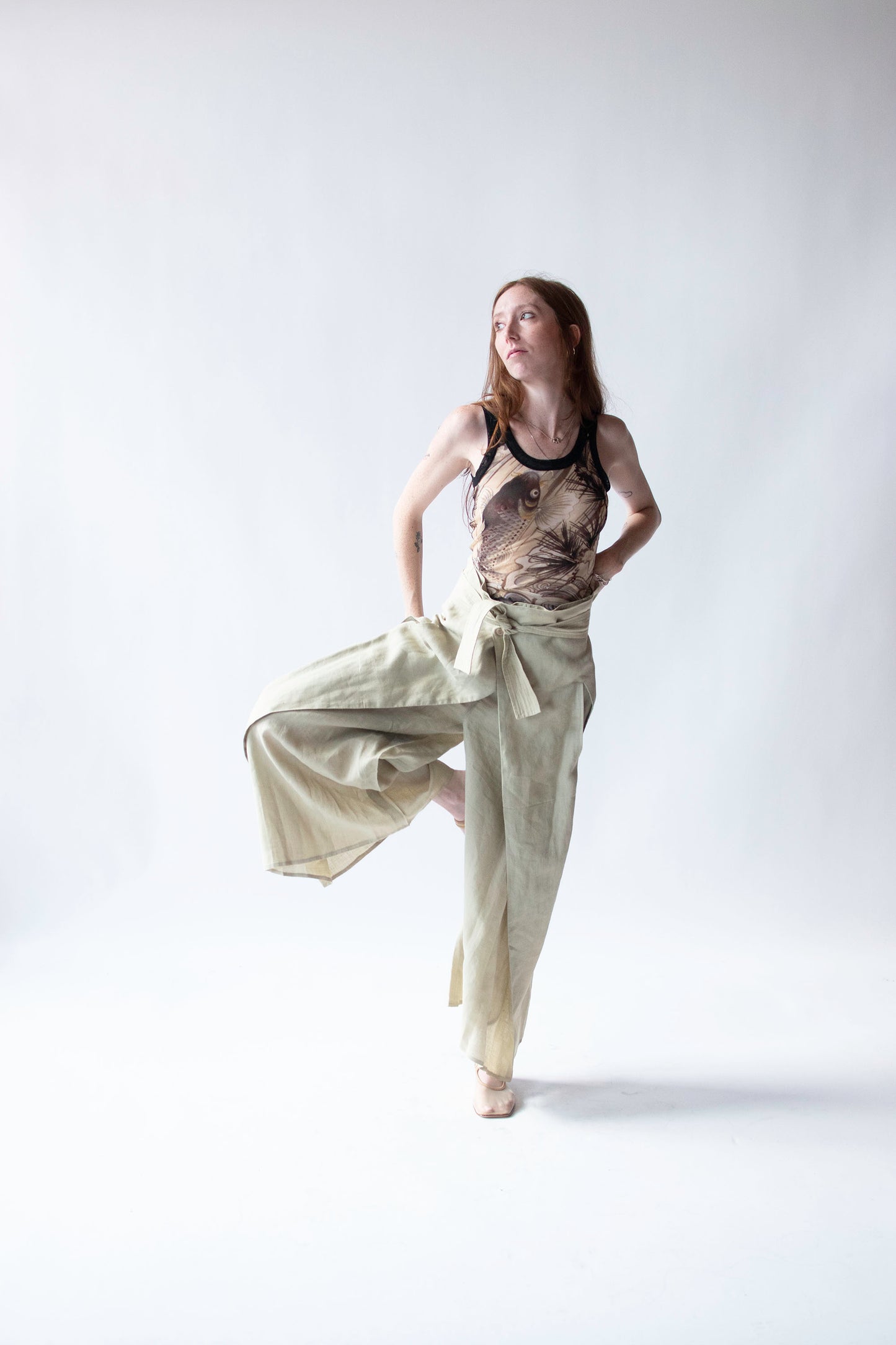 1990s Paperbag Waist Pants | Parachute
