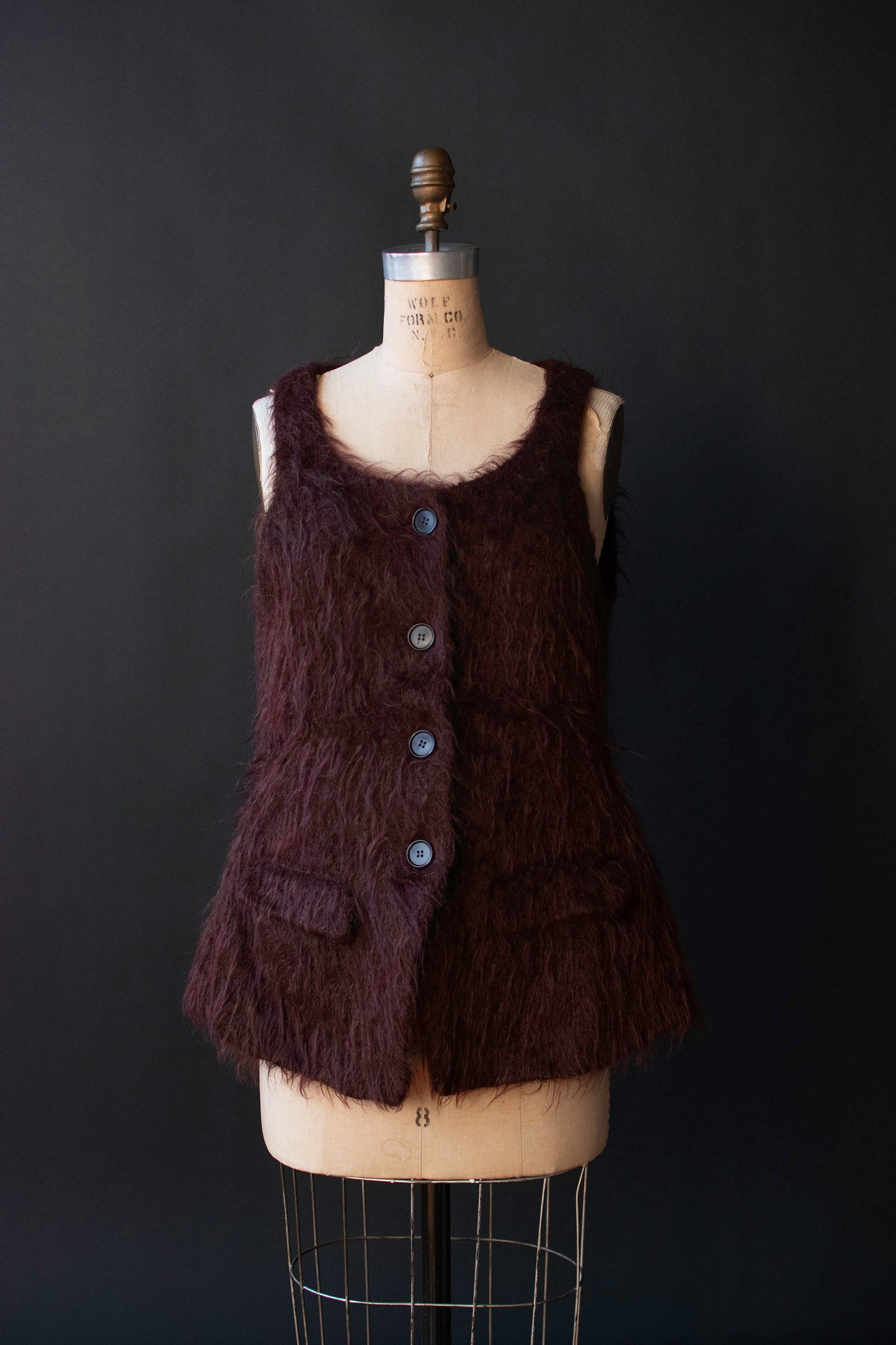Mohair Vest | Romeo Gigli for Callaghan 1994