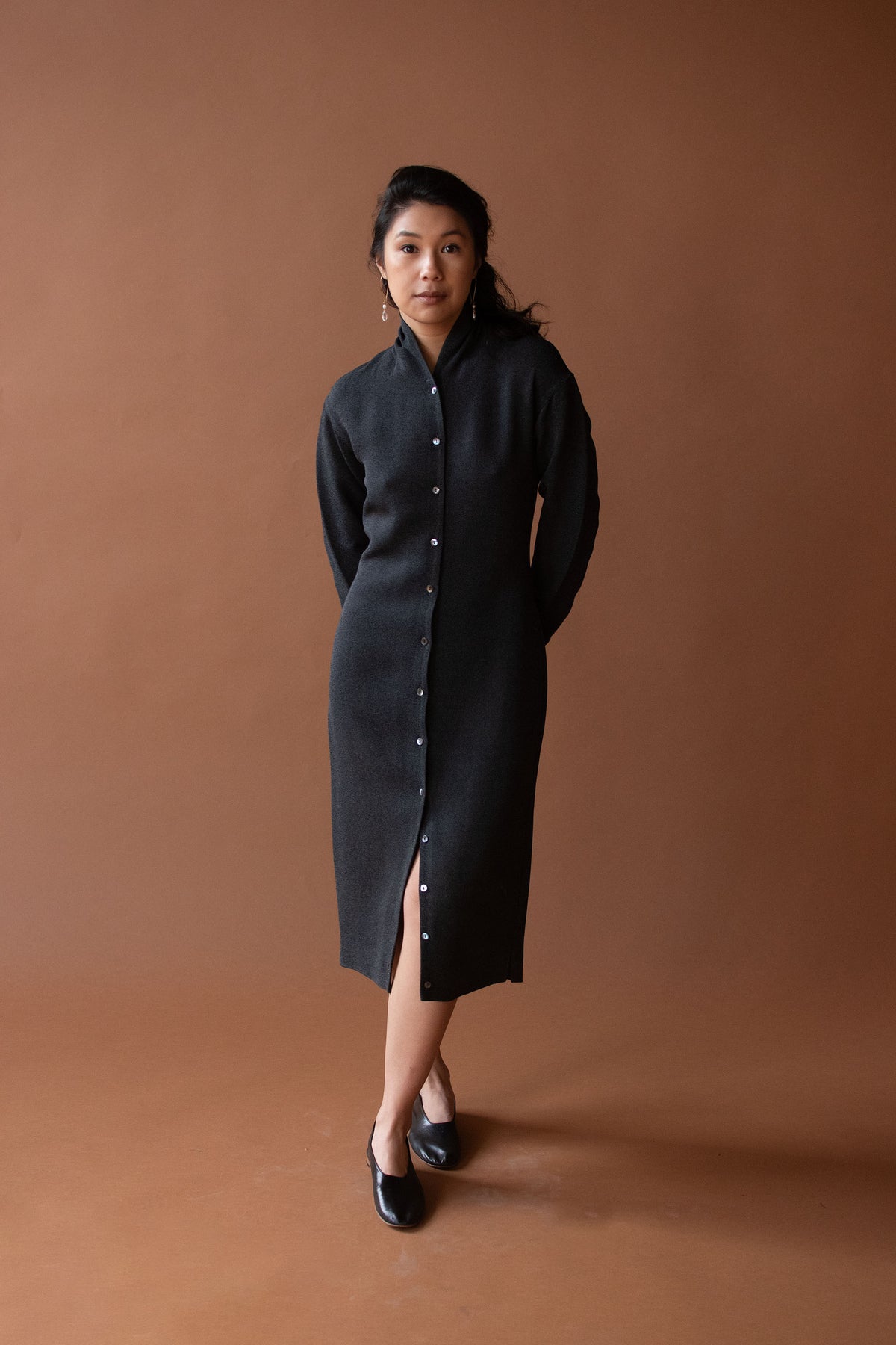 1980s Gray Dress | Romeo Gigli