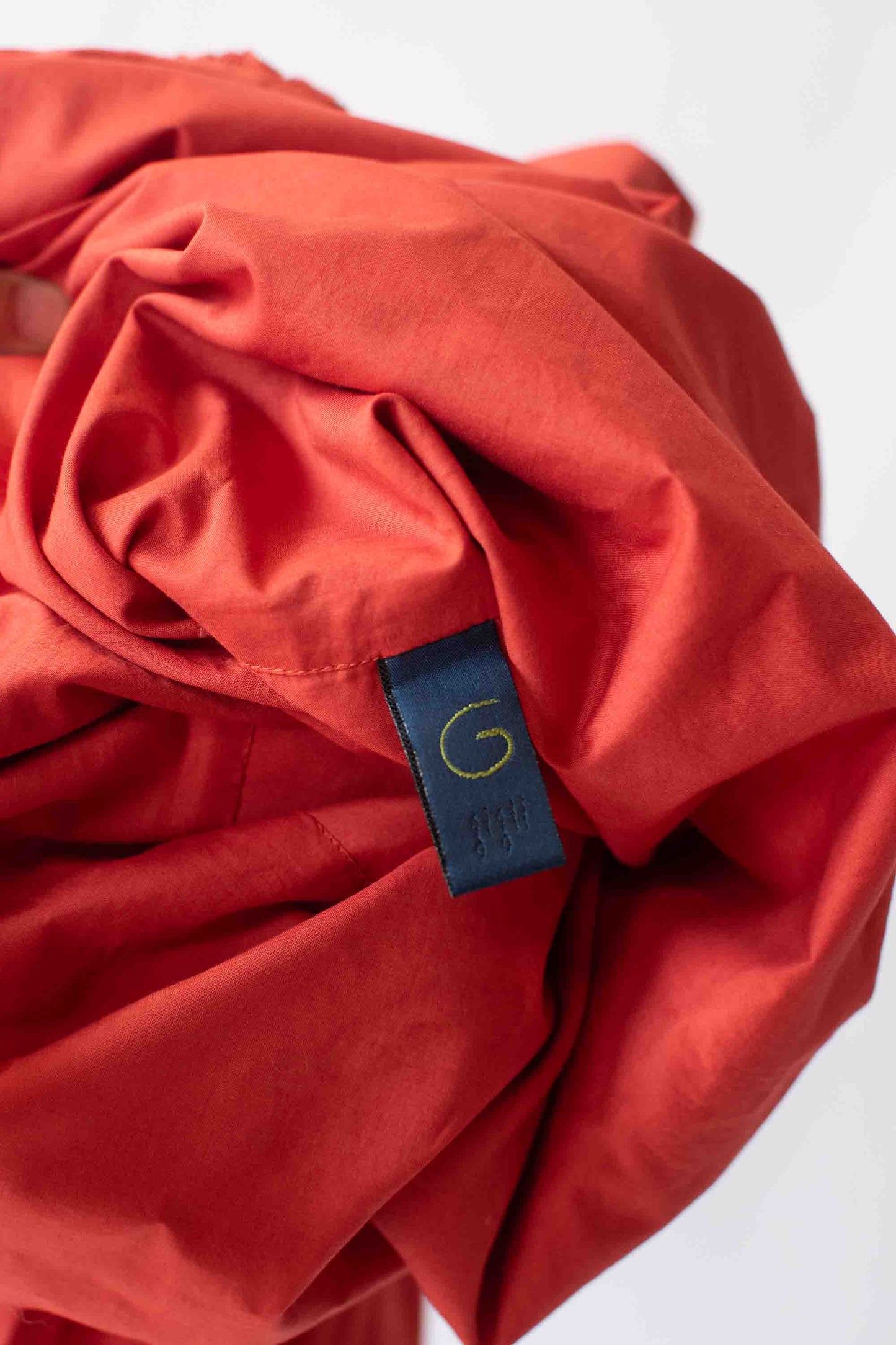 1990s Rust Cotton Dress | G Gigli