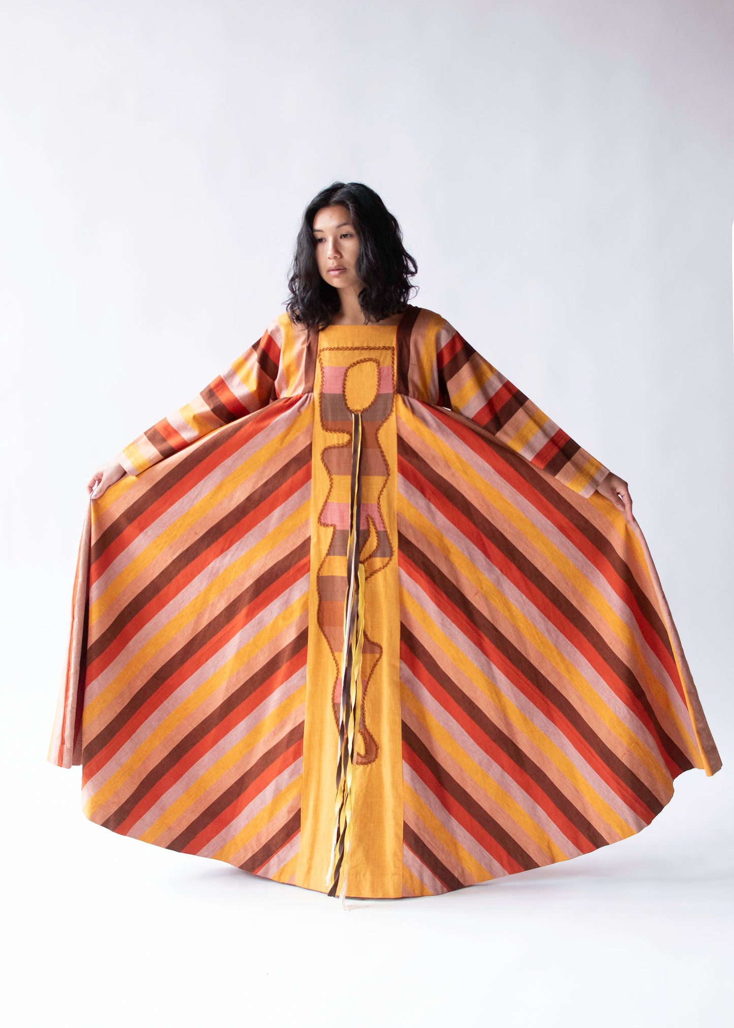 1960s Striped Dress | Roberta Vercellino y Luis
