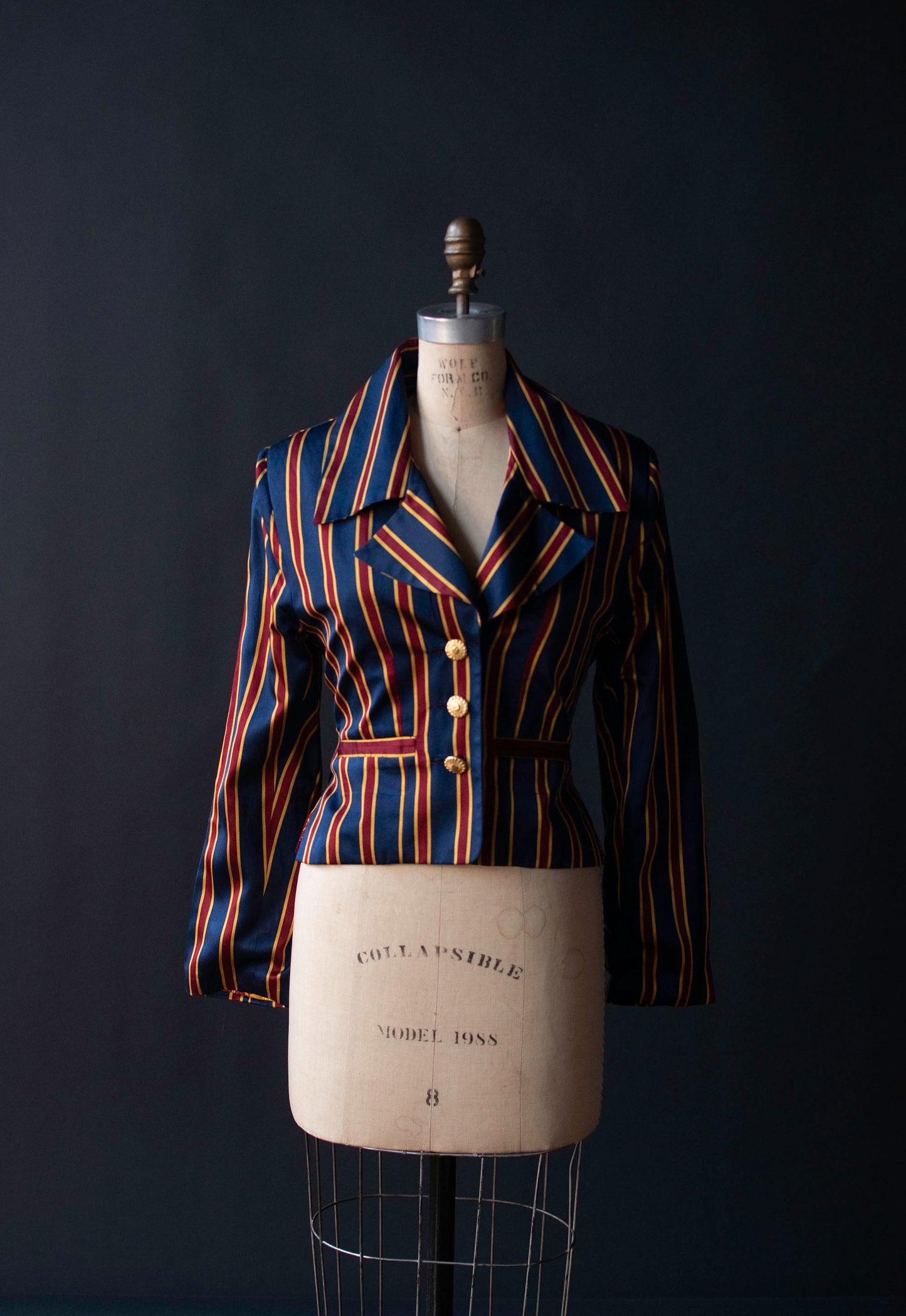 Striped Silk Blazer | Todd Oldham SS 1993