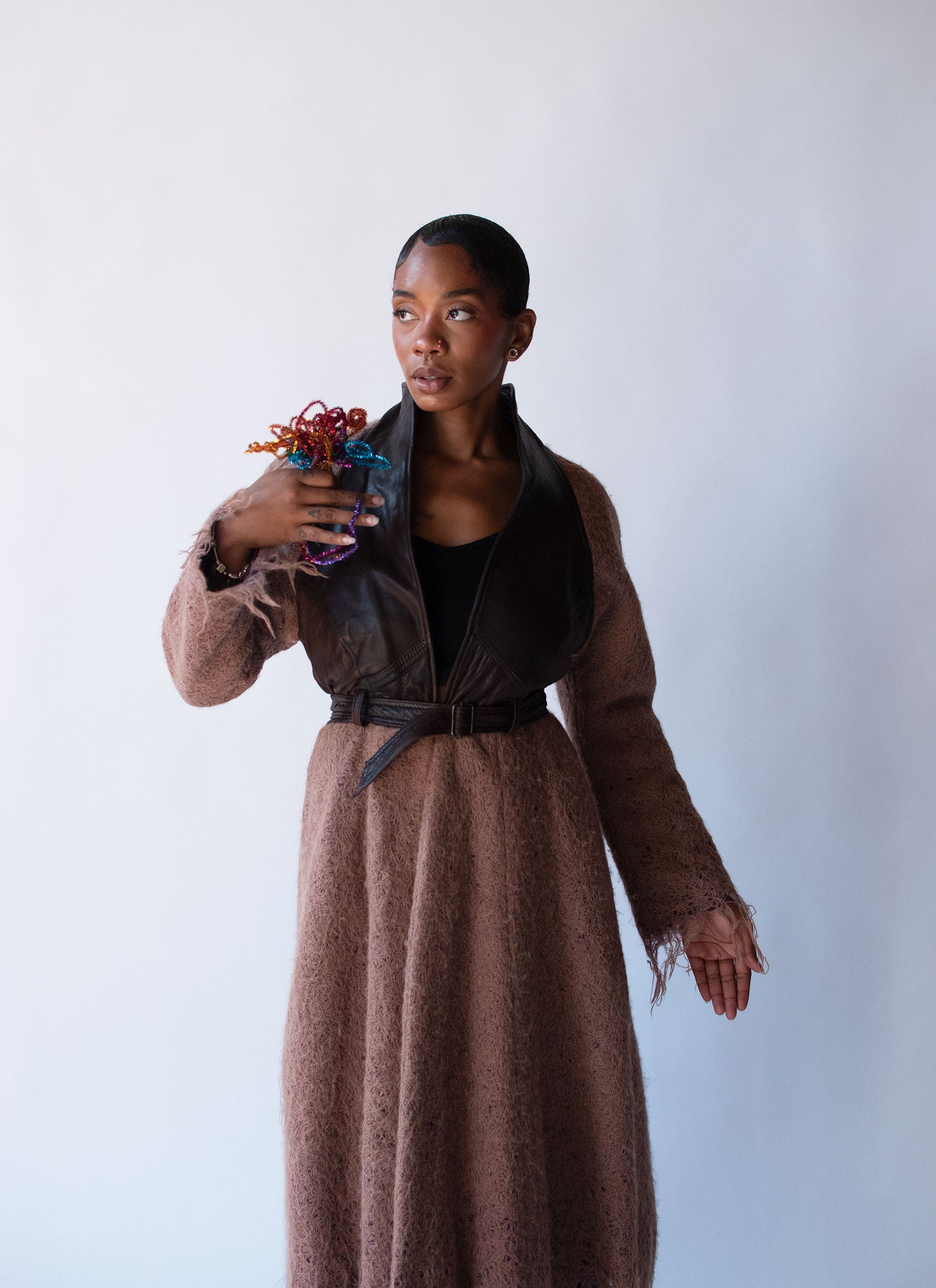 Wool & Leather Coat
