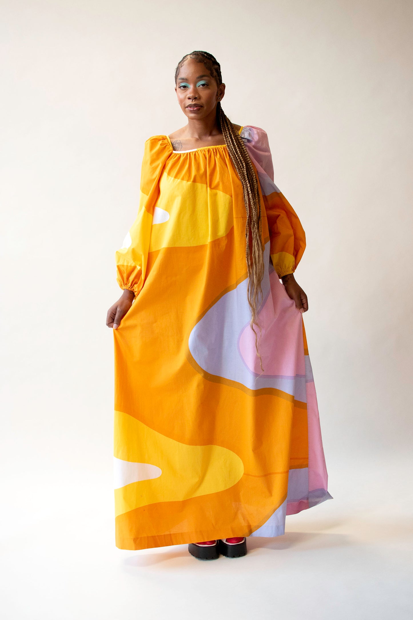 Balloon Sleeve Dress | Marimekko 1976