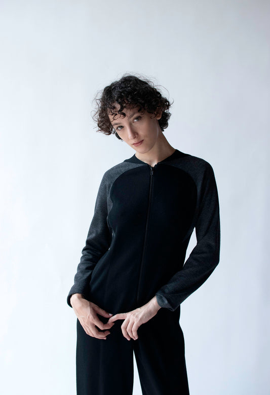 Wool Jumpsuit | Geoffrey Beene