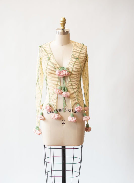 1990s Crochet Cardigan | Moschino