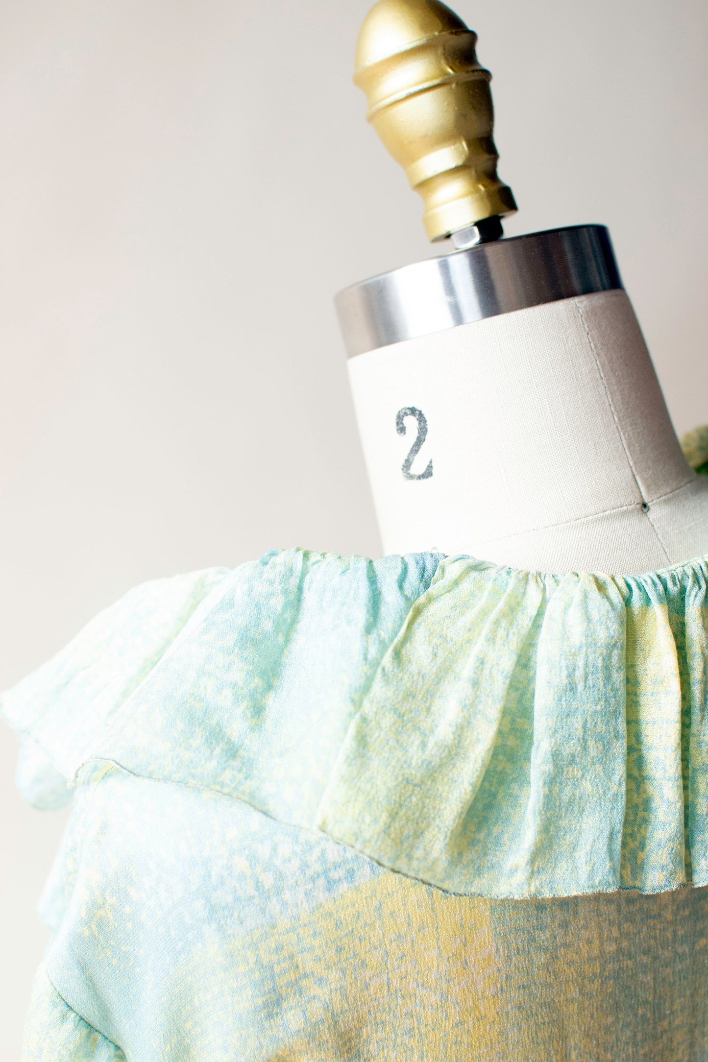 Ruffled Sleeve Silk Dress | Chloe
