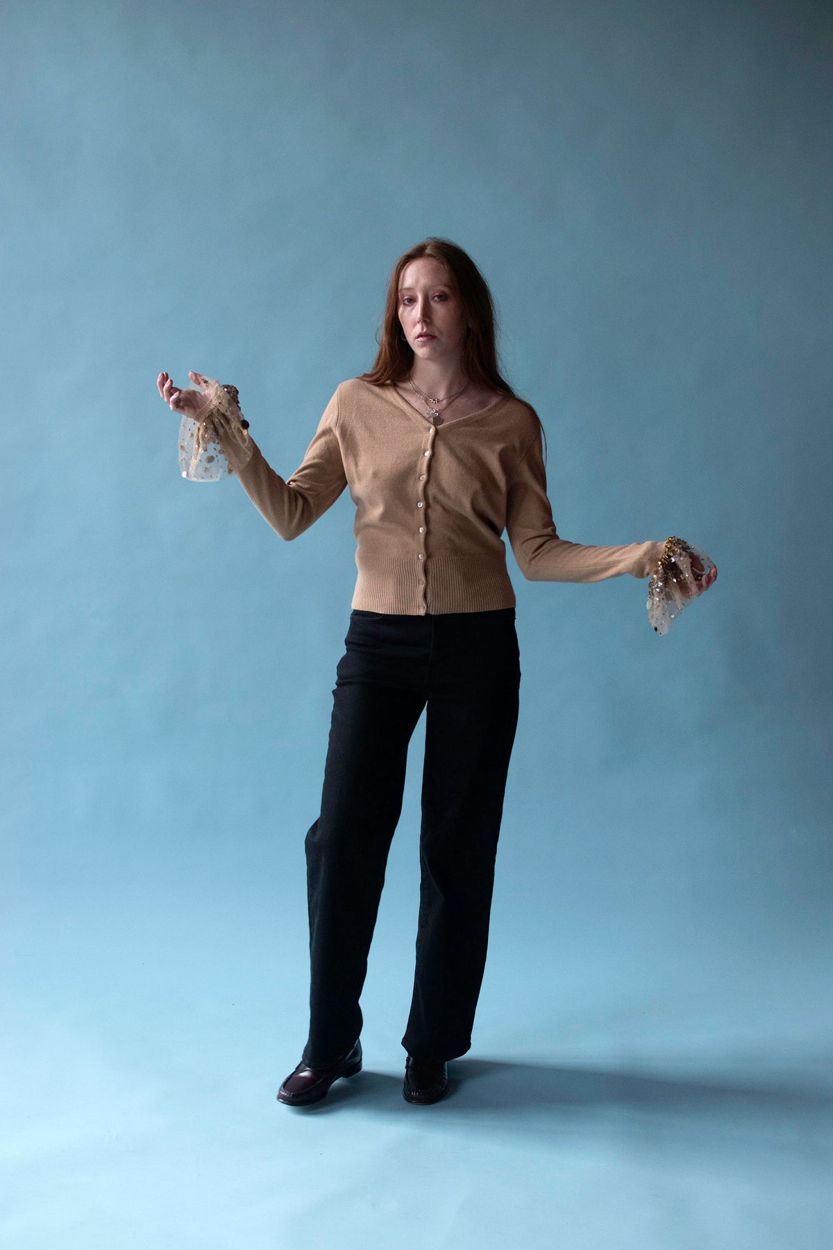 Sequin Cuff Cardigan | Blugirl Blumarine