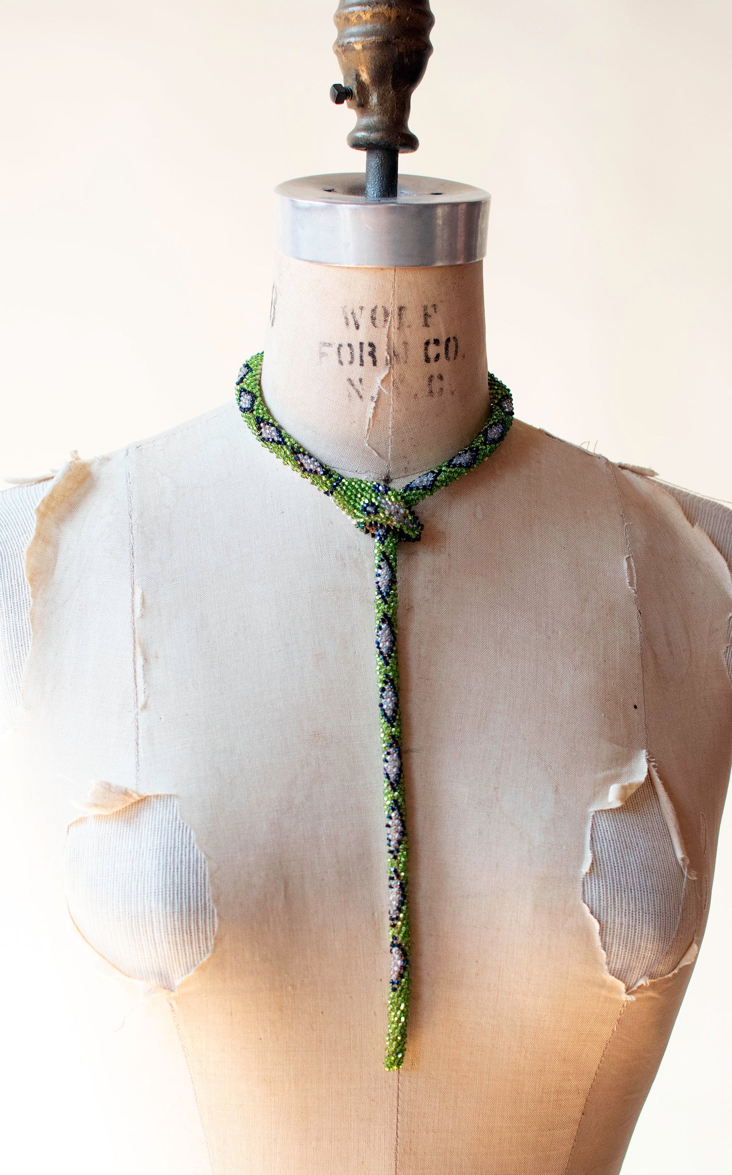 Bead Crochet Snake | Absinthe Diamond