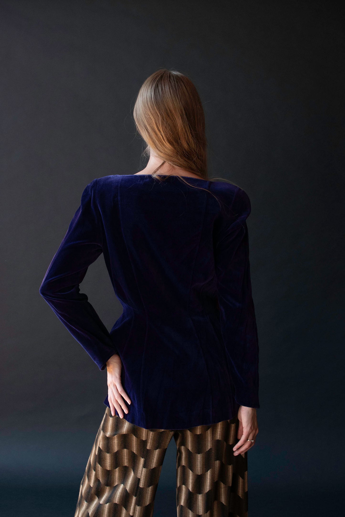 Purple Velvet Blazer | Thierry Mugler
