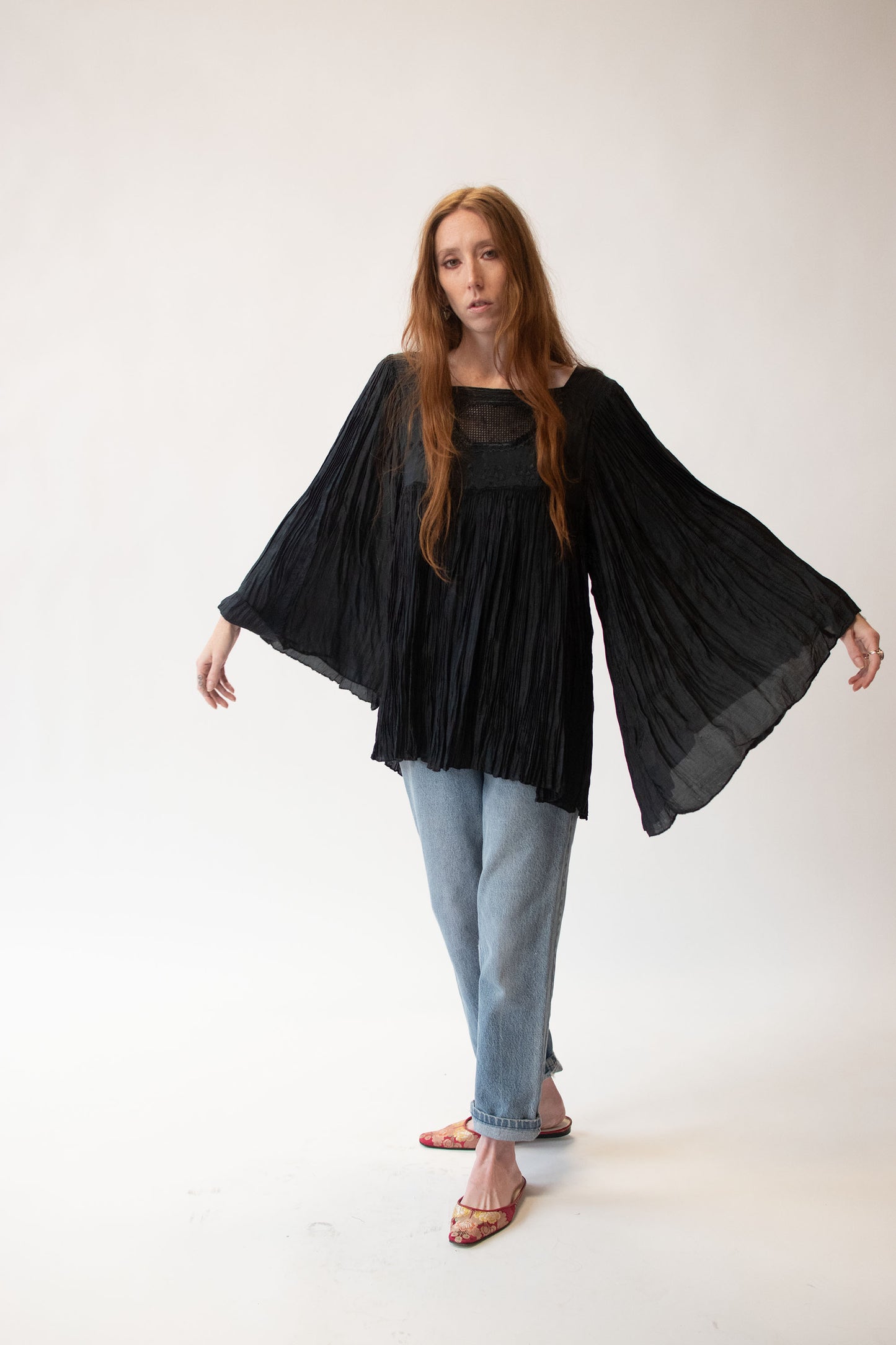1970s Pleated Shirt