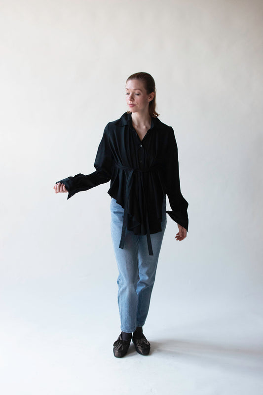 Black Draped Shirt | Vivienne Westwood
