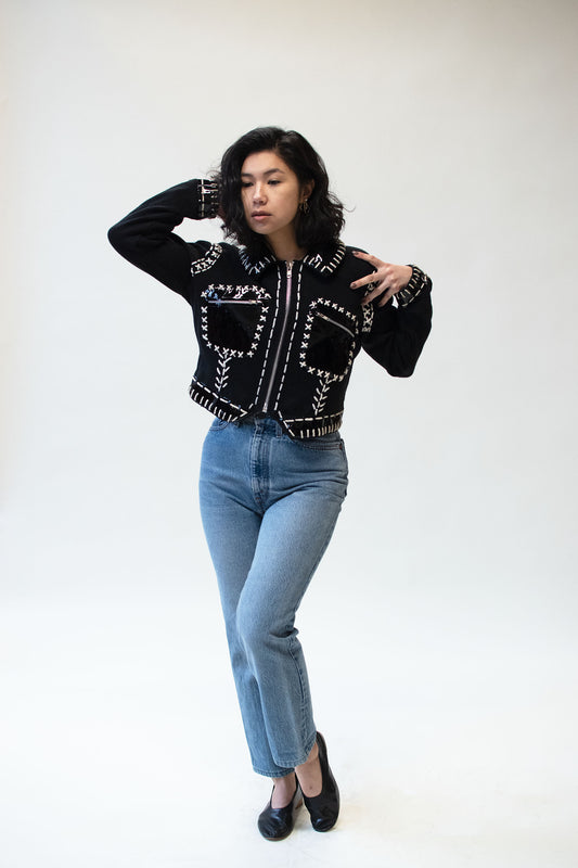 1990s Whipstitch Sweater | Michael Simon