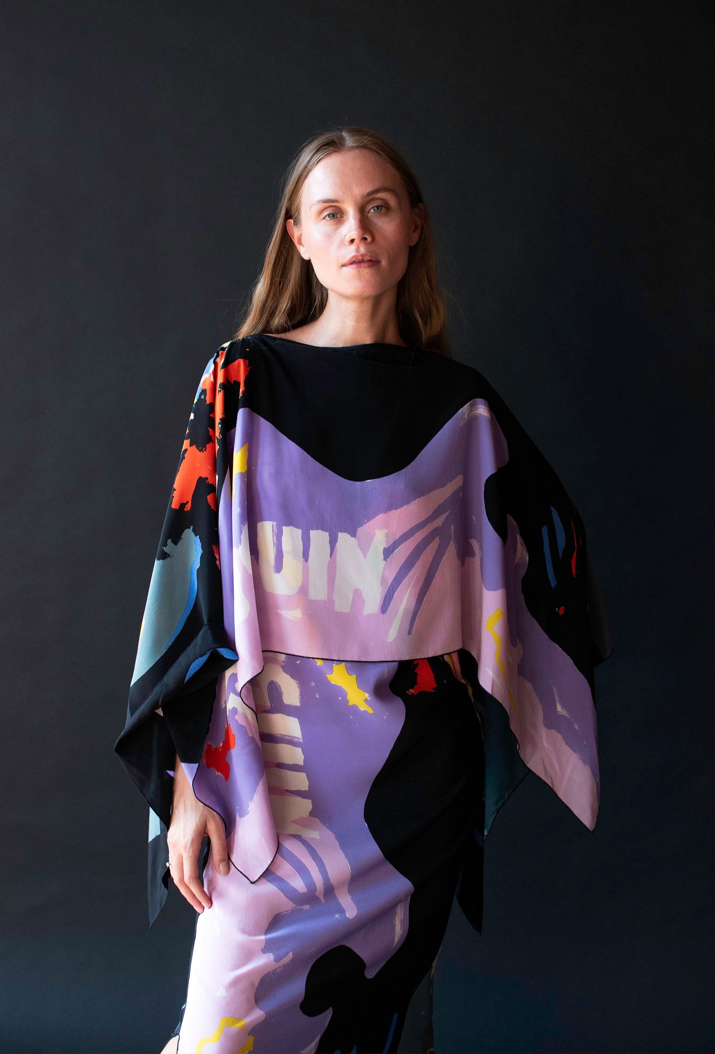 Printed Silk Dress | Michaele Vollbracht