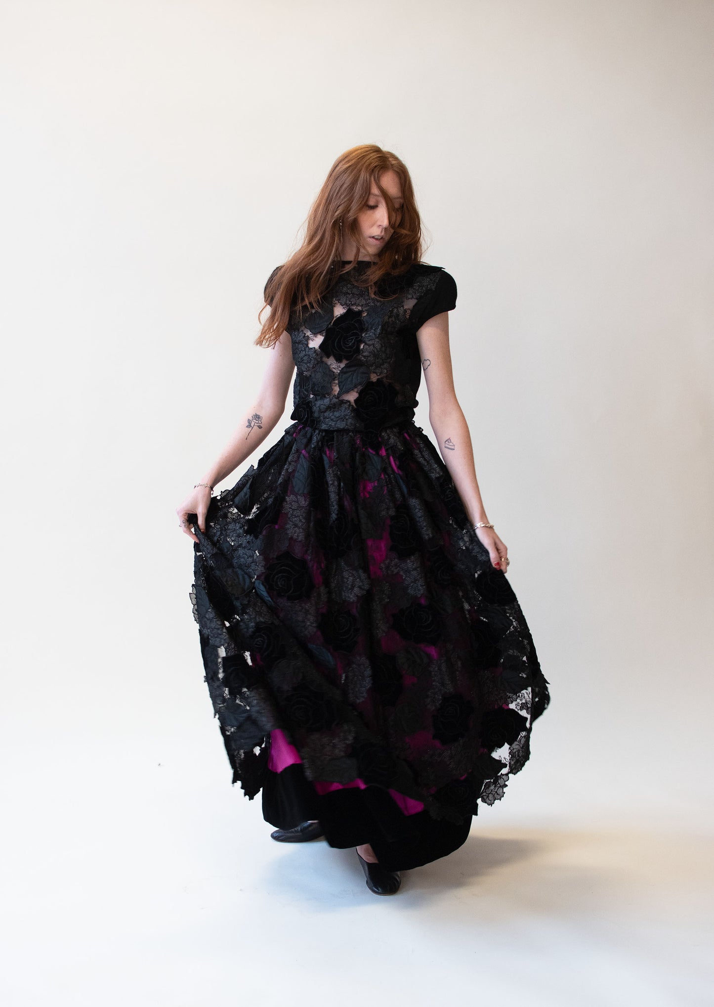 1980s Applique Evening Set | Valentino