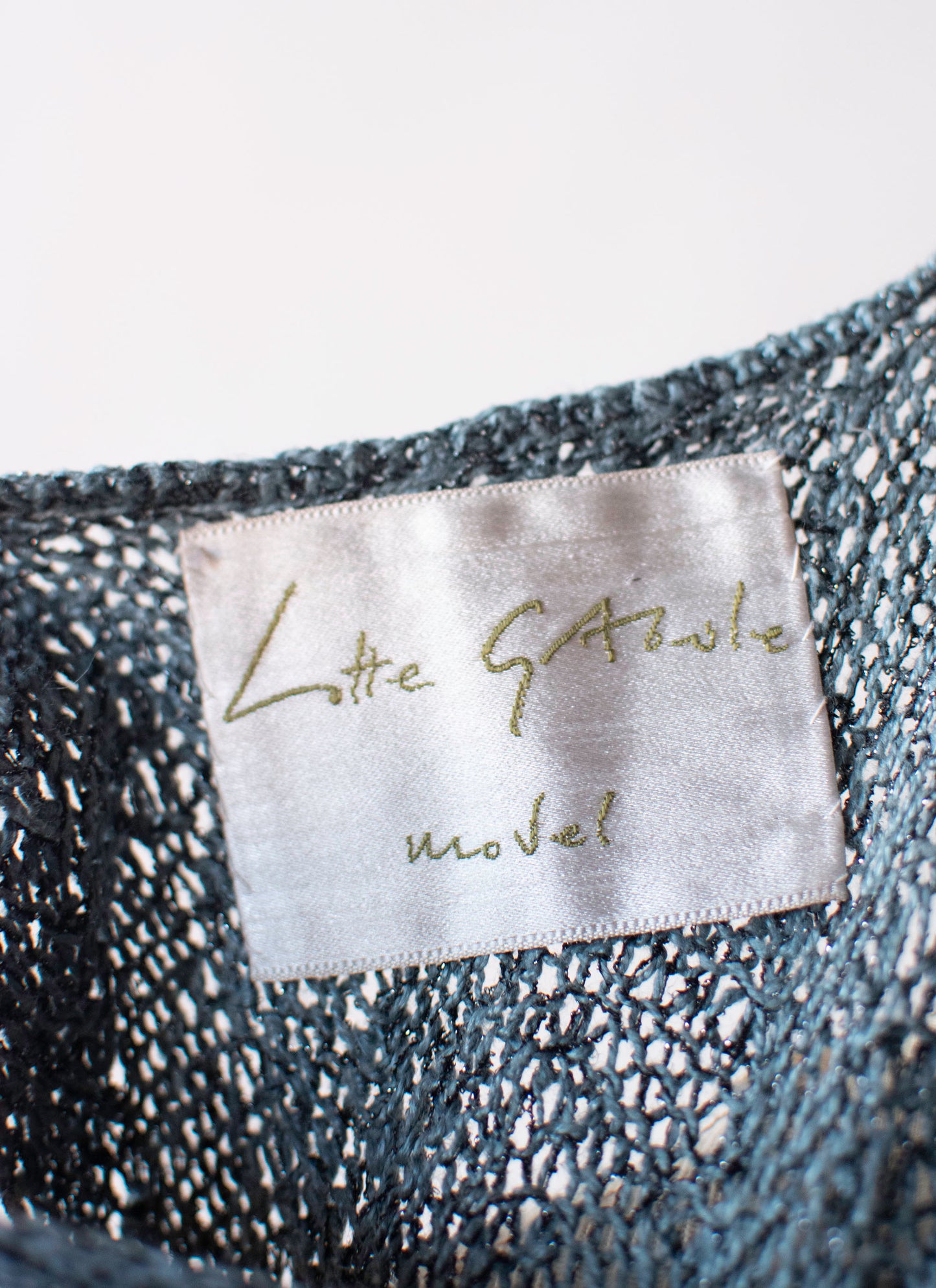 Slate Blue Knit Dress | Lotte Gabole