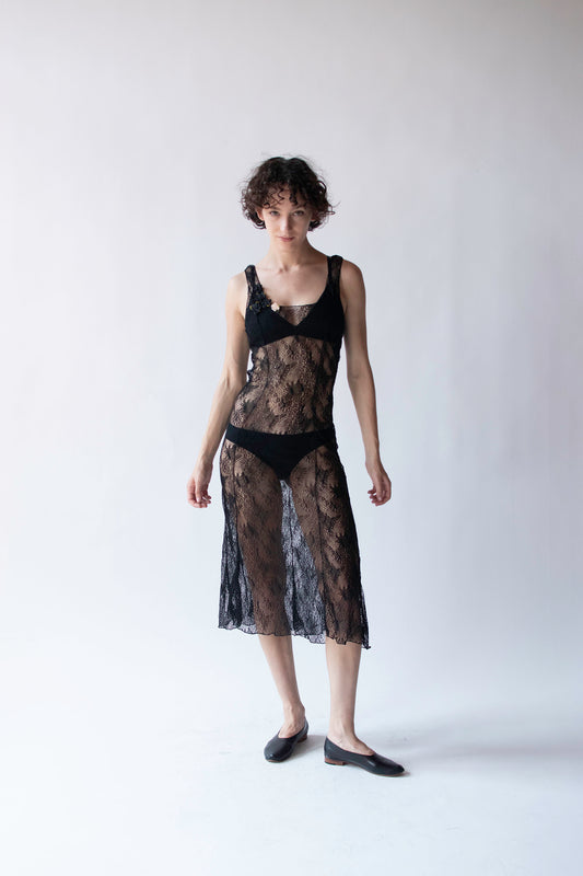 Black Lace Dress | Anna Molinari