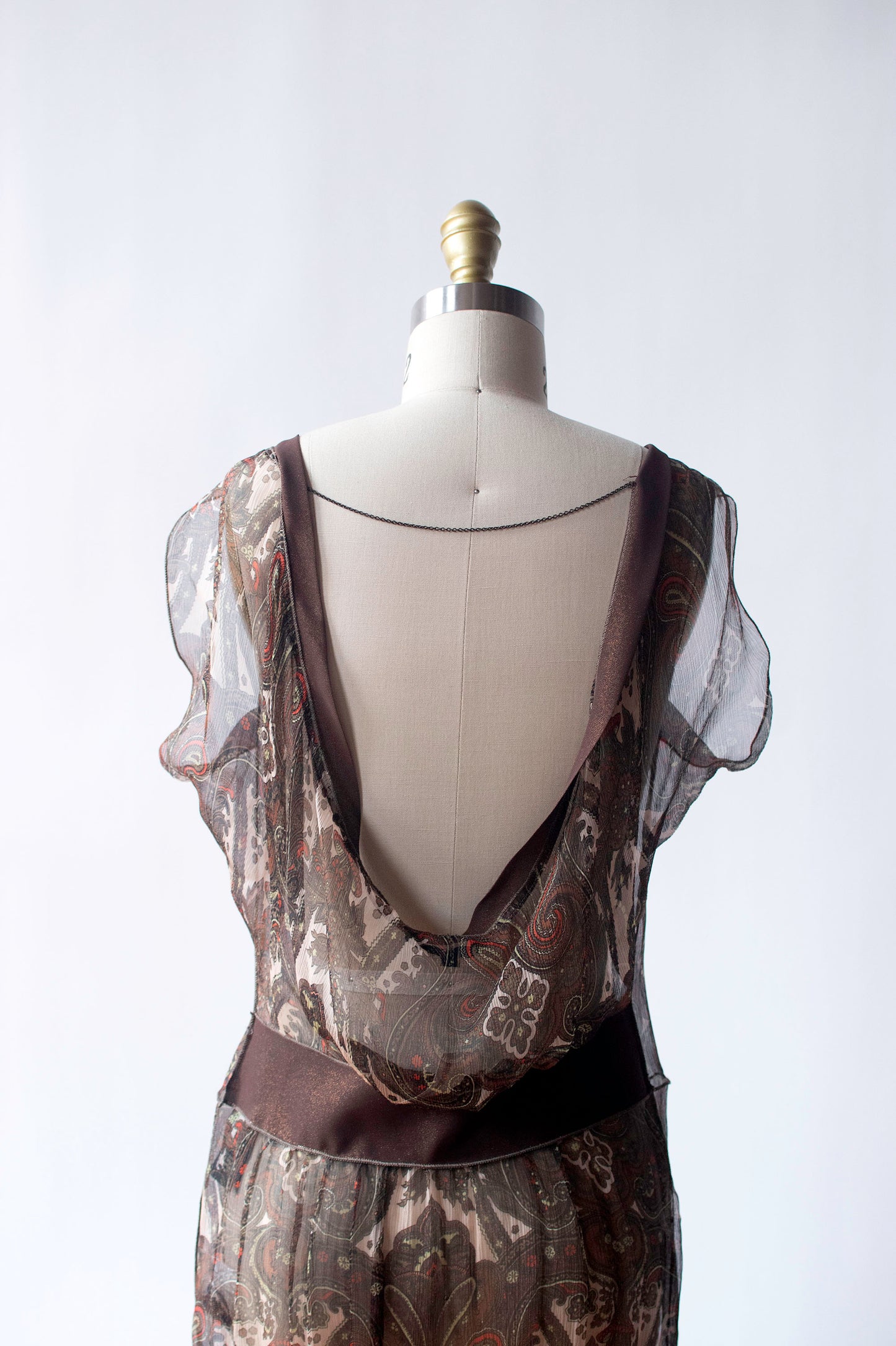 Paisley Chiffon Dress | Rozae Nichols