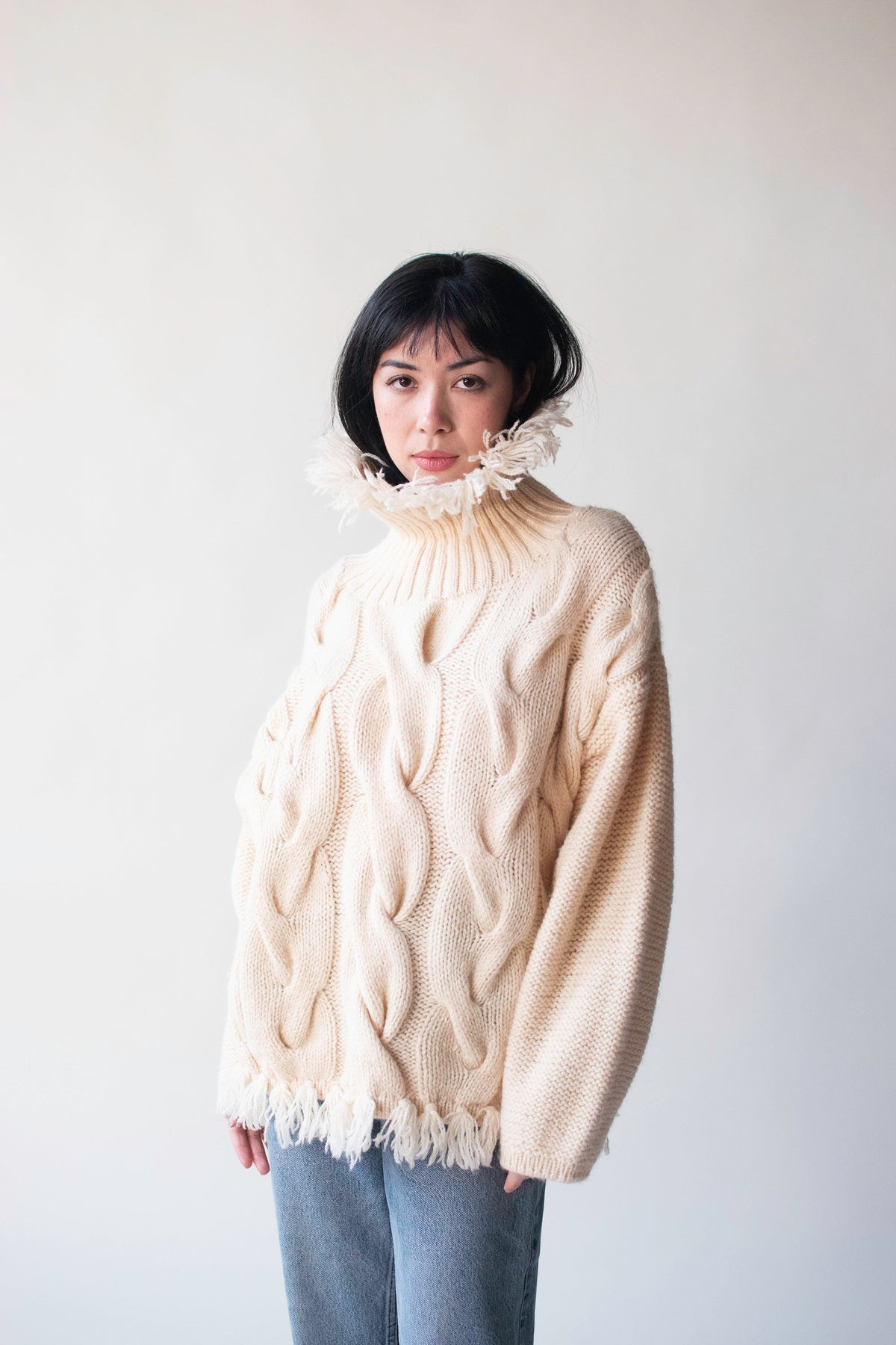 1990s Cable Knit Sweater