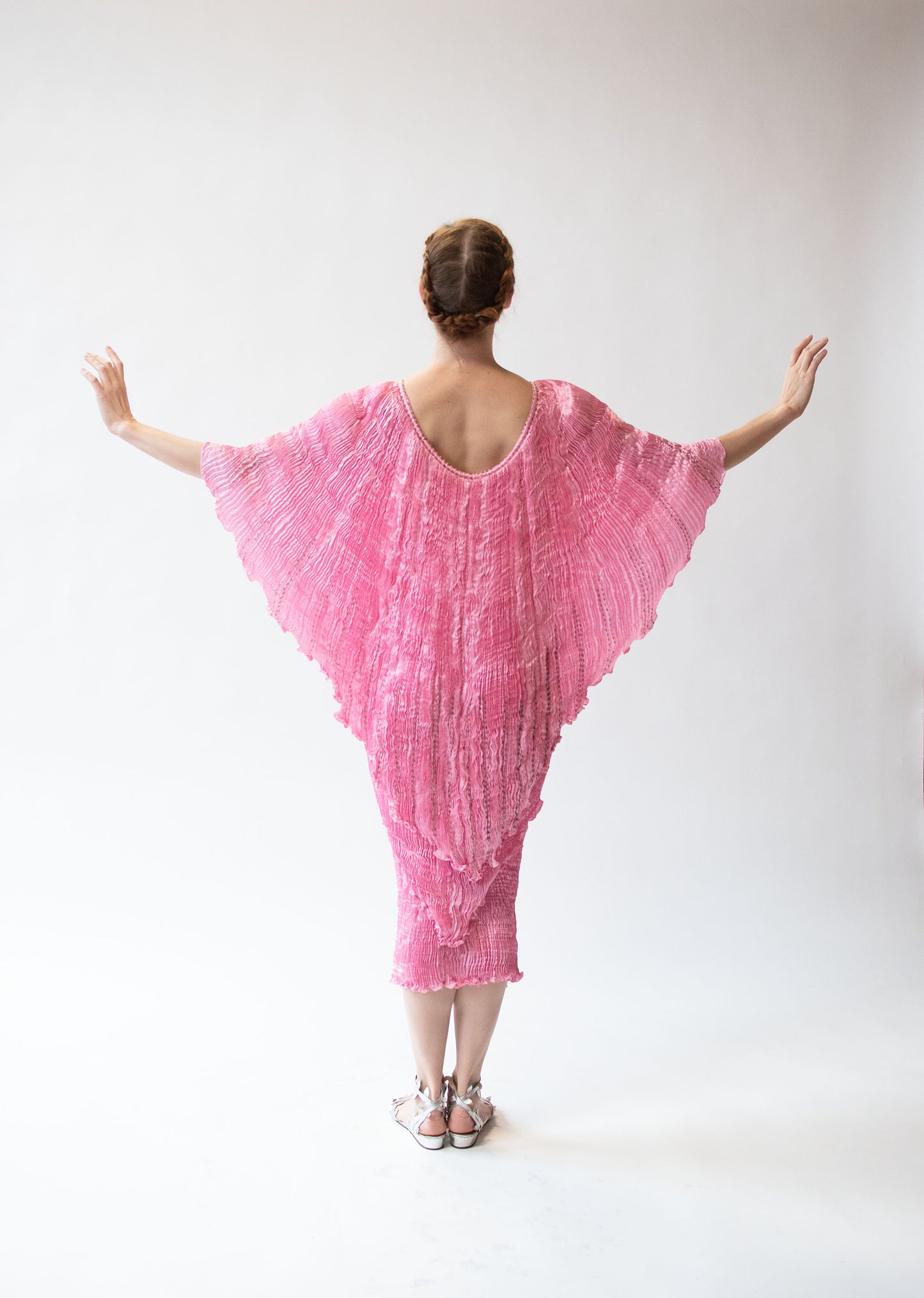Pleated Pink Dress Set | Charles and Patricia Lester