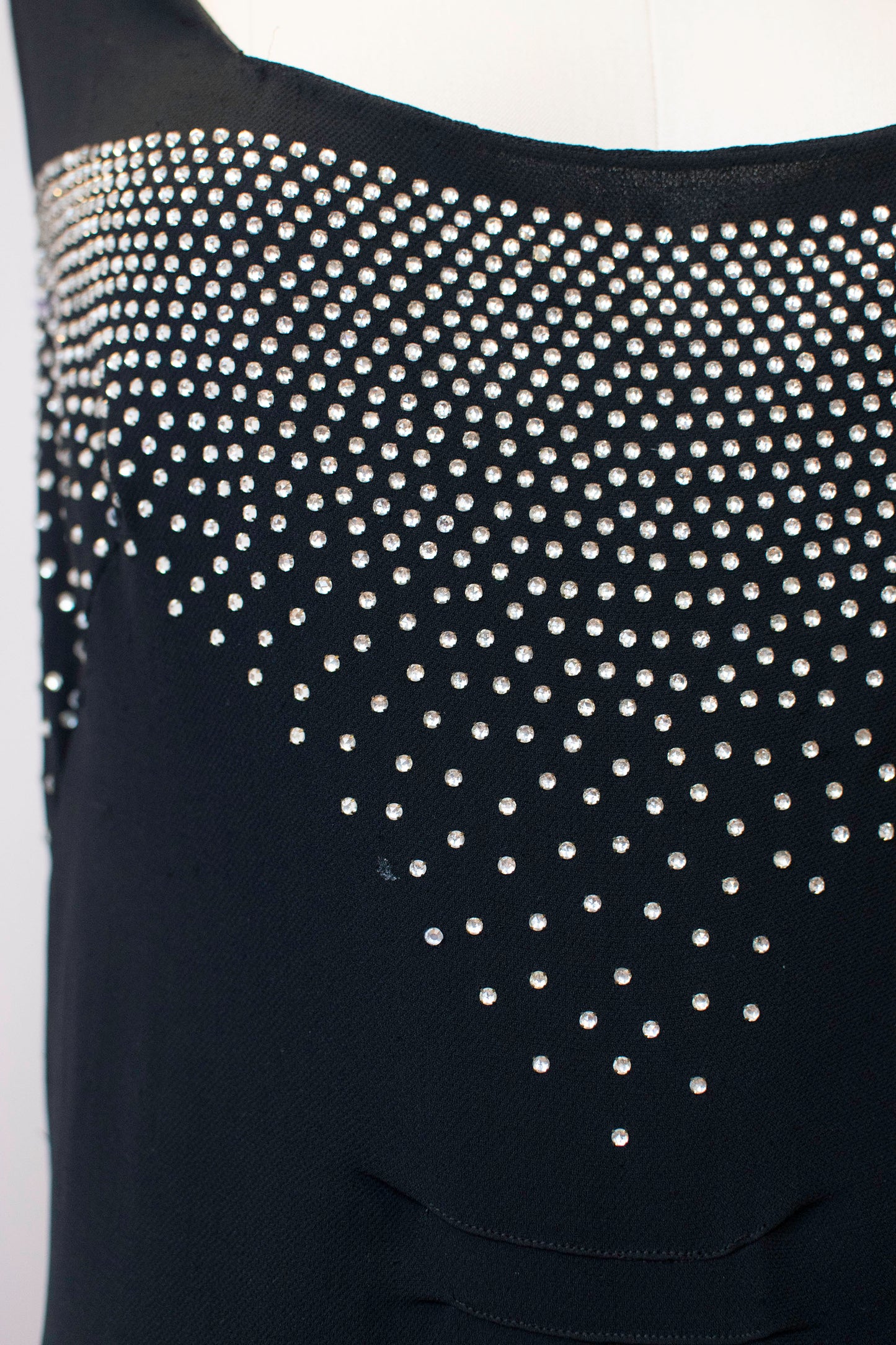 1930s Gown w/ Rhinestones | Agnes - Drecoll