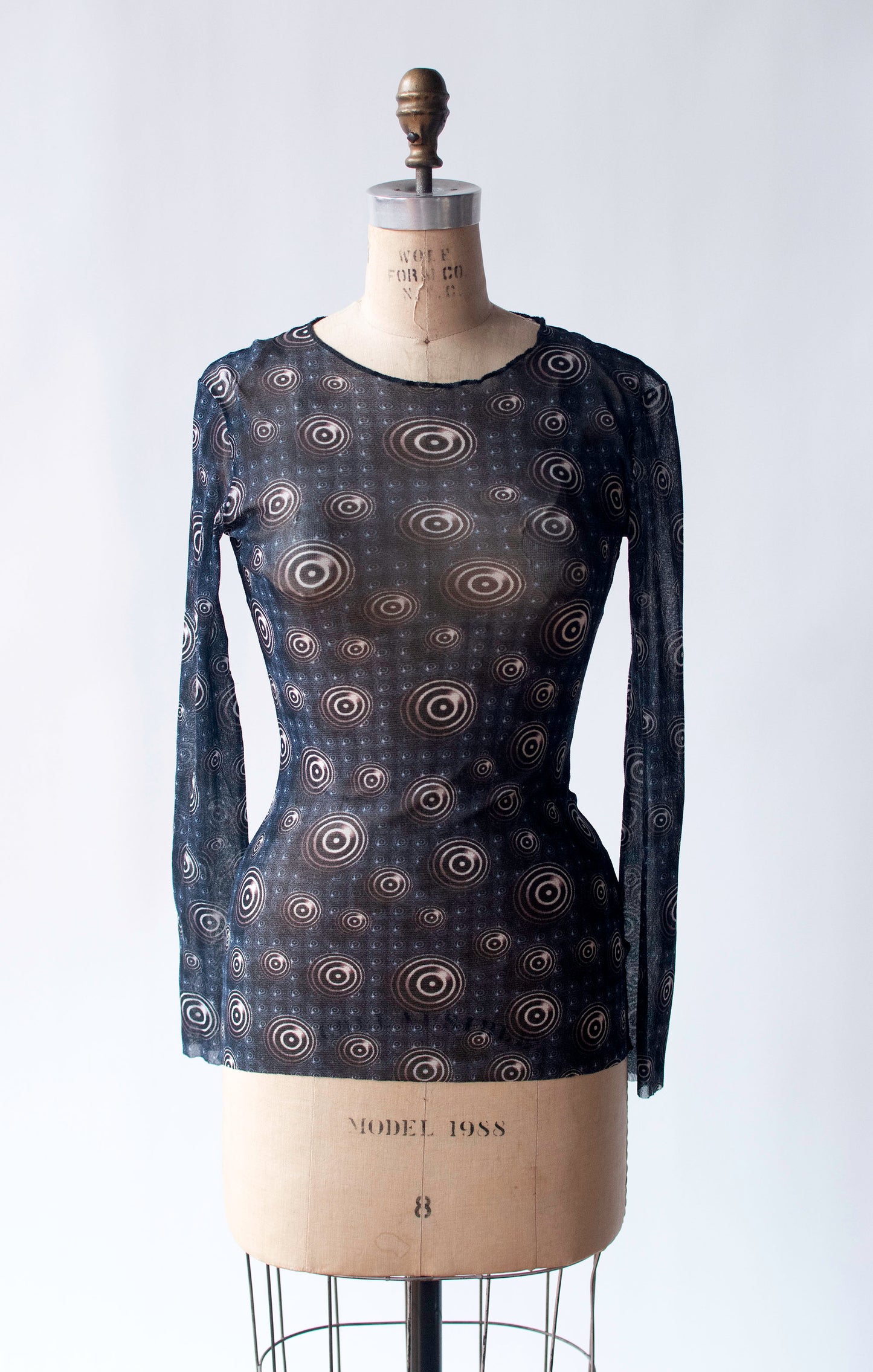 OP Art Mesh Shirt | Jean Paul Gaultier AW 1996