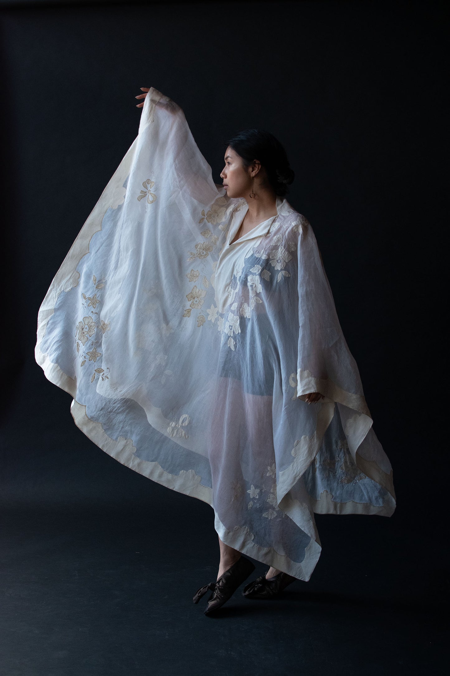 1920s Organdy Caftan