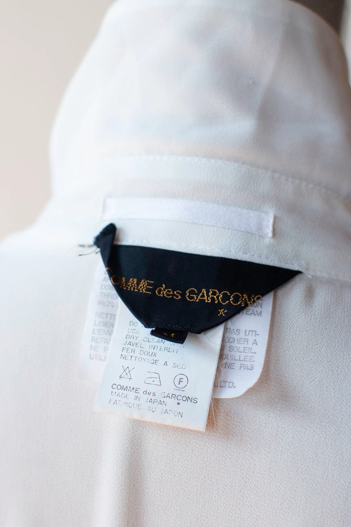 Sheer White Dress | Comme des Garcons 1988