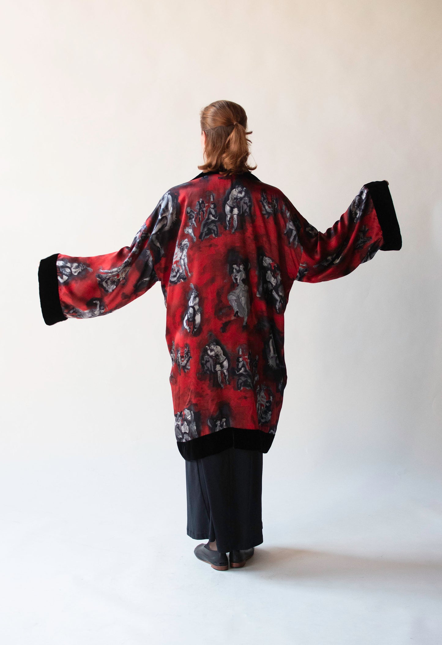 Burlesque Print Smoking Robe | Jean Paul Gaultier AW 2005