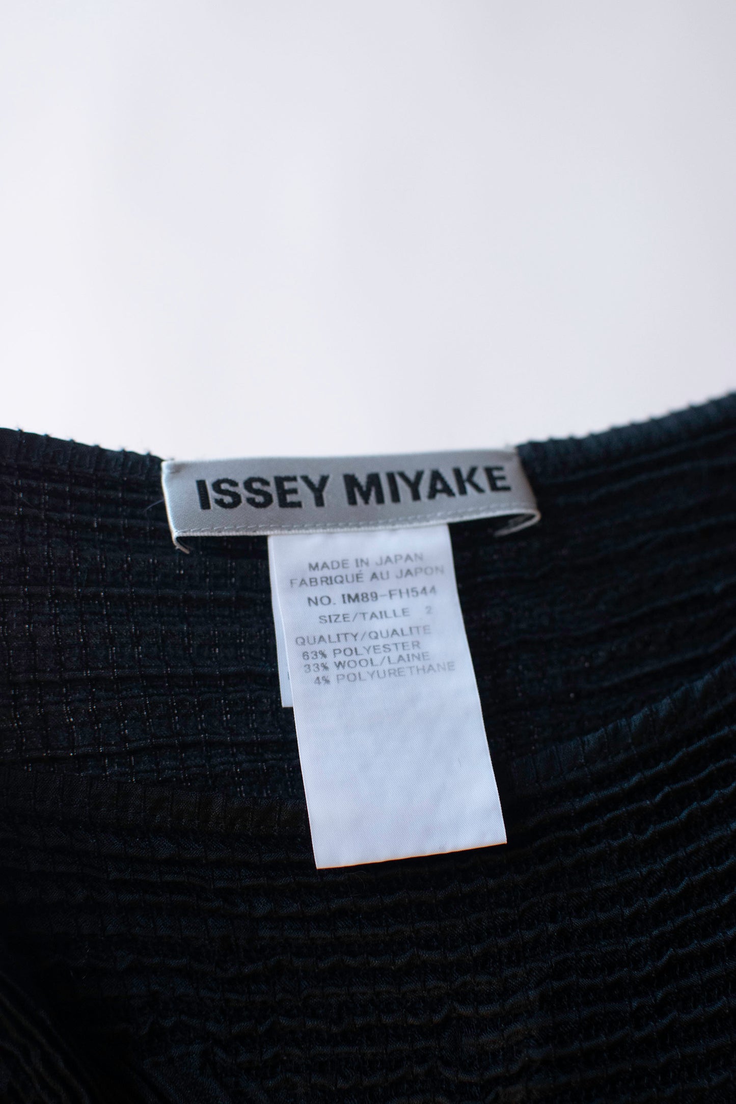 Pleated Black Dress | Issey Miyake