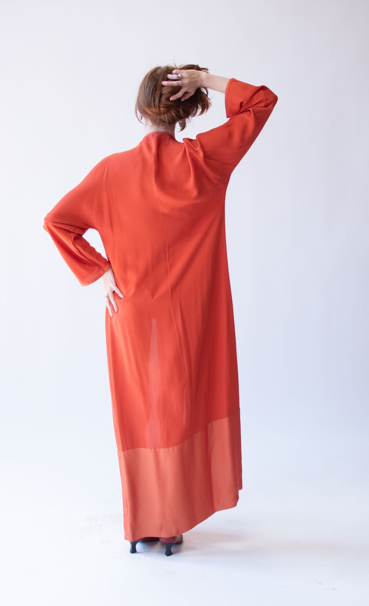 Orange Silk Duster | La Perla