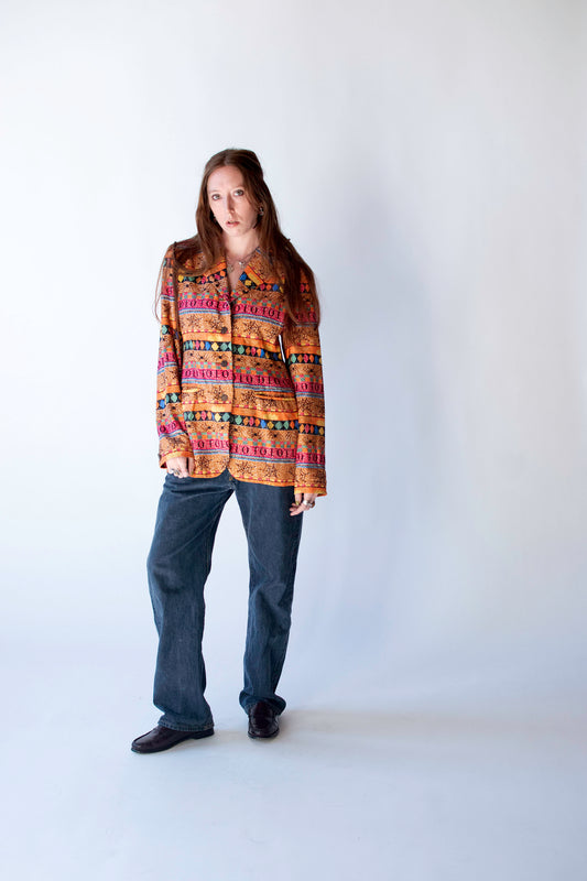 Spider Print Blazer | Todd Oldham