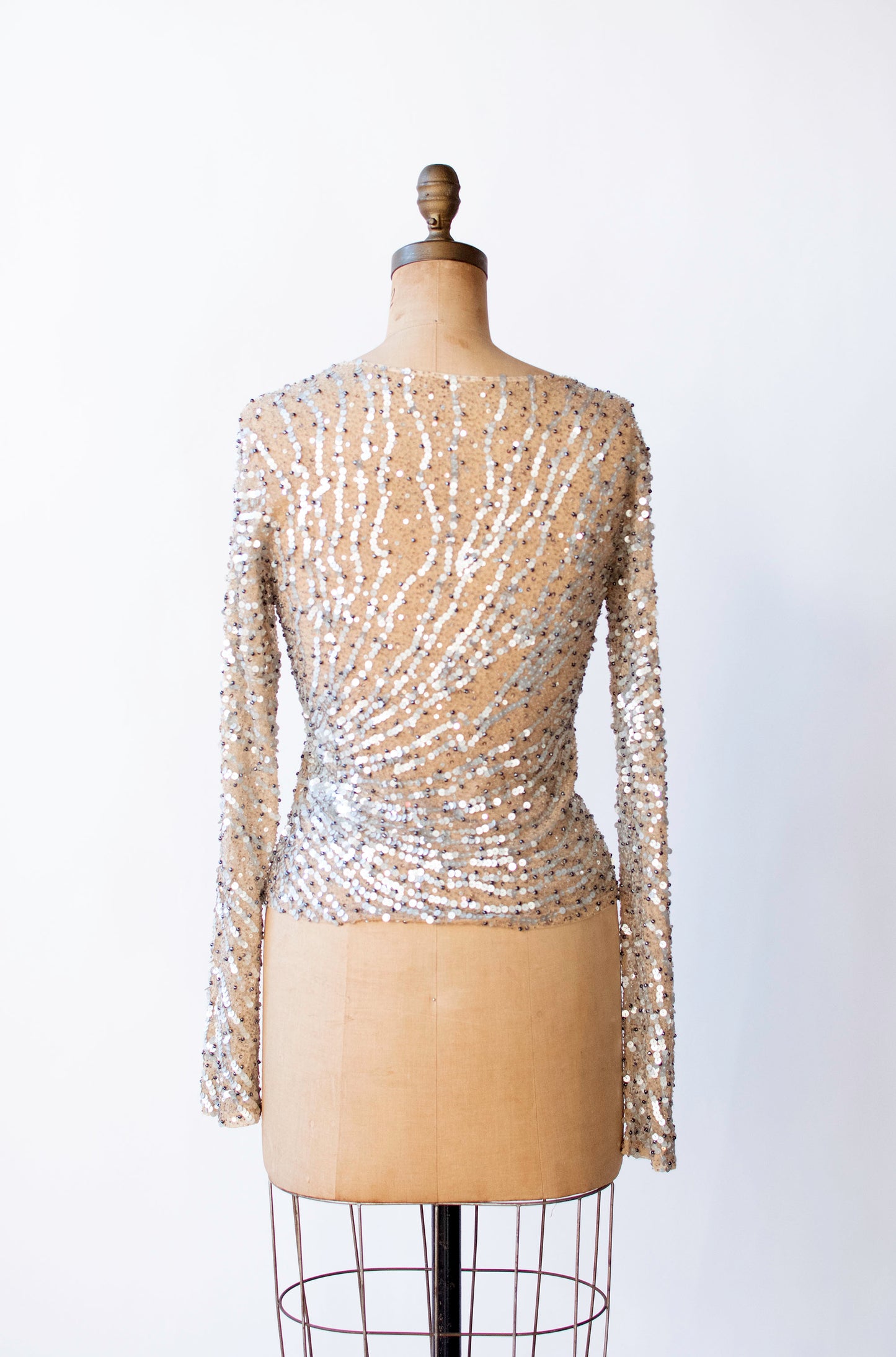 Sequin Mesh Top