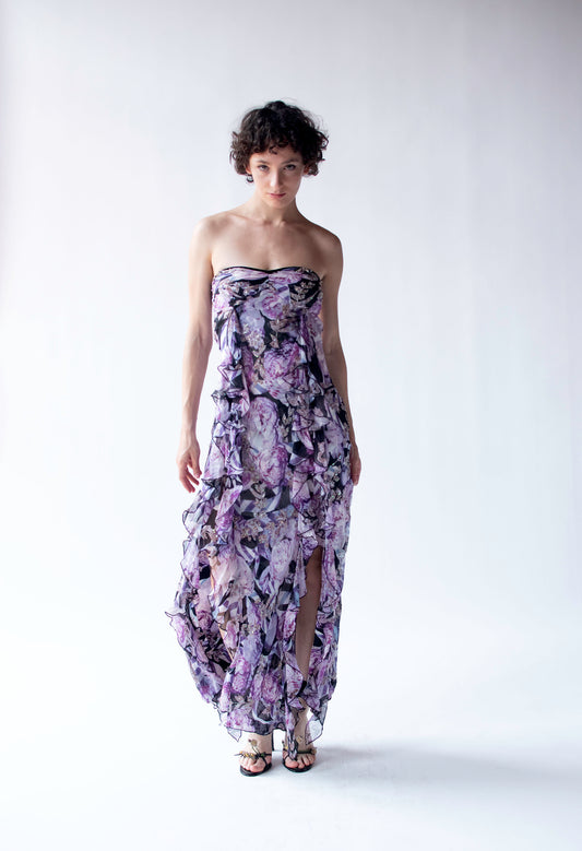 Floral Print Chiffon Dress | Diane Von Furstenberg