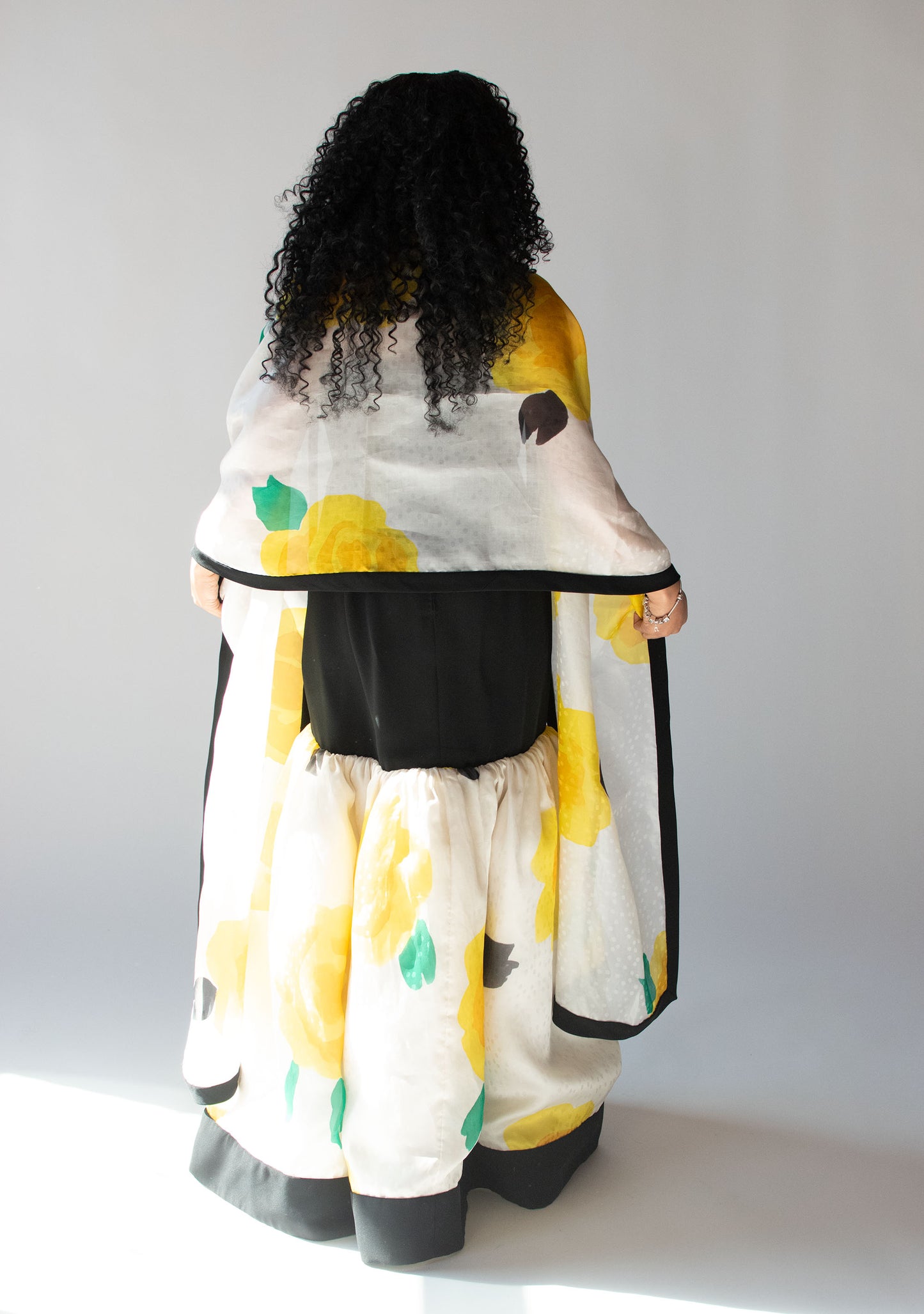 1980s Floral Gown | Frank Tignino