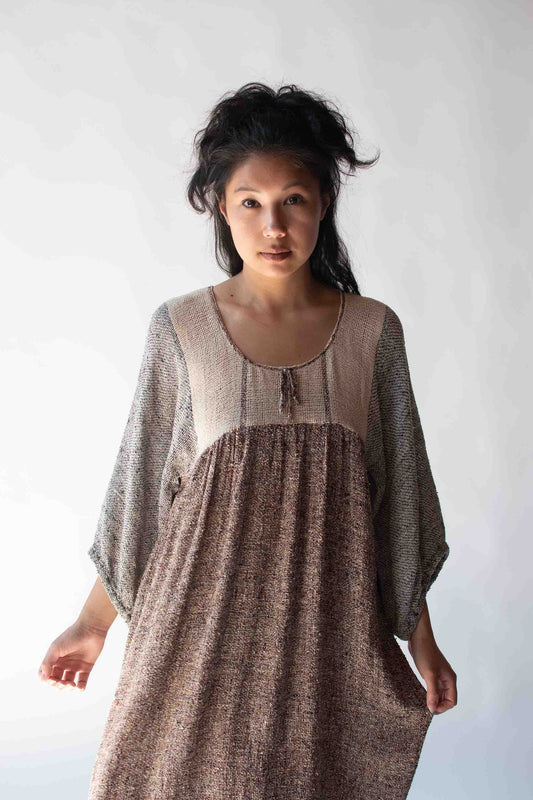 1980s Handwoven Dress