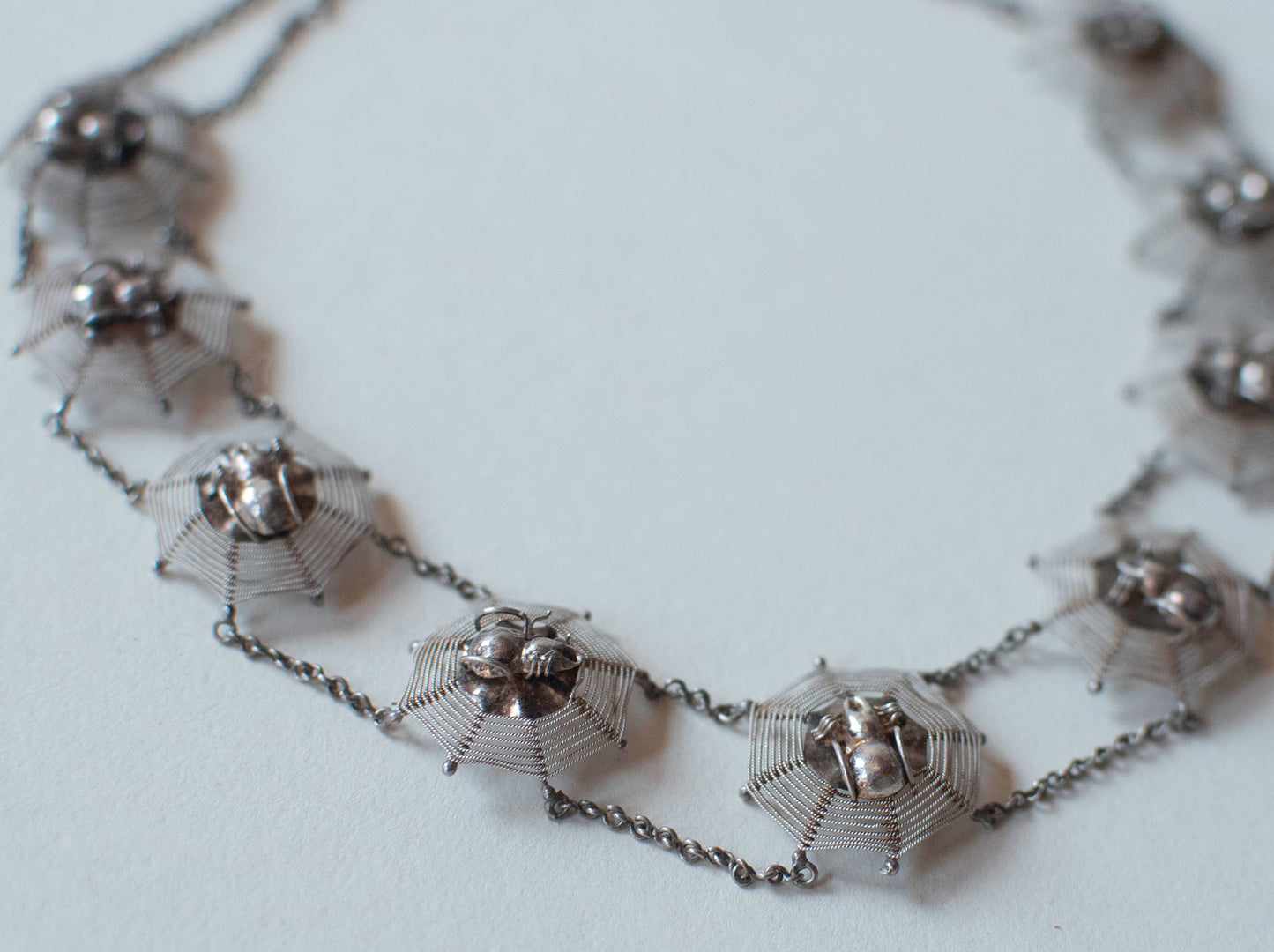 Antique Filigree Spider Chocker