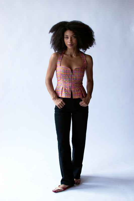 Quilted Silk Top | Chrisitan Lacroix Bazar