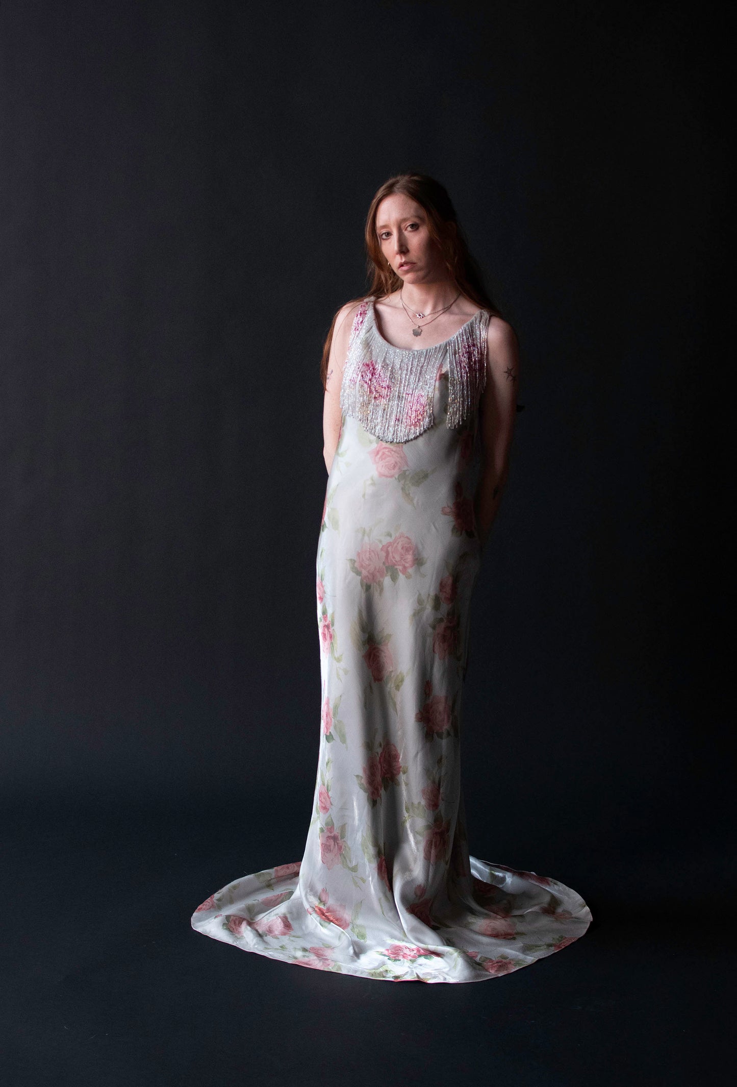 Rose Print Gown | Bellville Sassoon