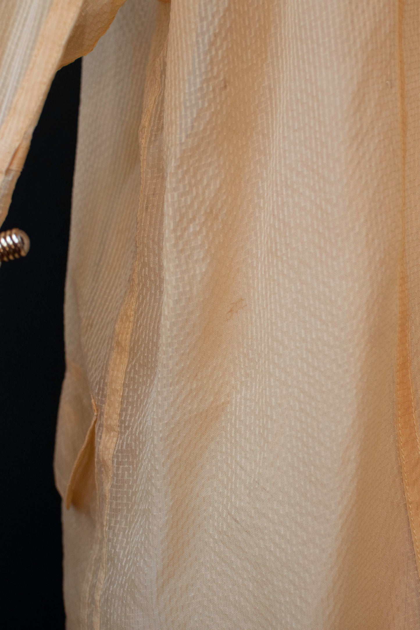 1990s Organza Jacket w/ Toggle Closures