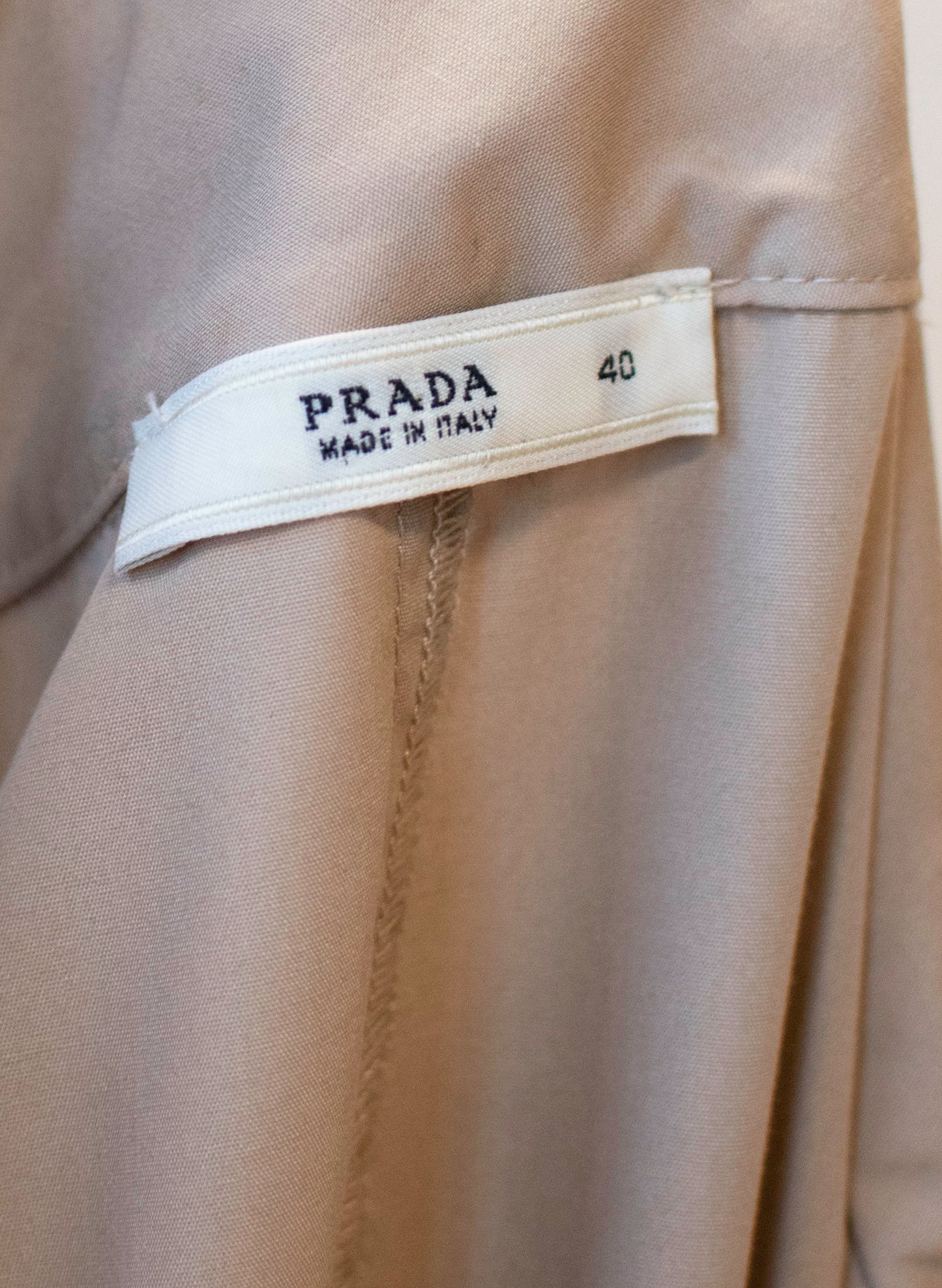 Beige Shirtdress | Prada
