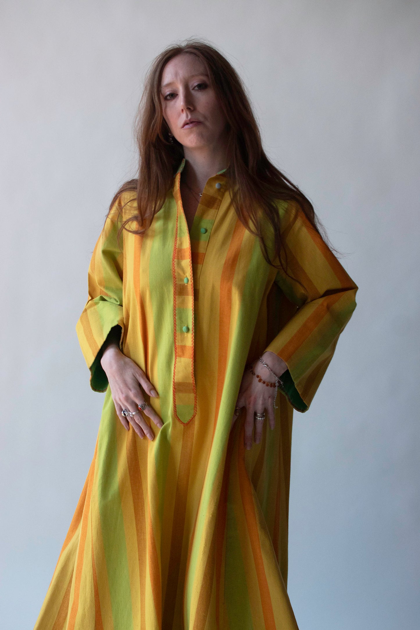 1970s Striped Caftan | Josefa