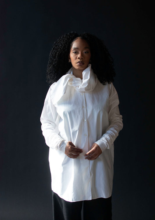 White Button Down Shirt | Romeo Gigli