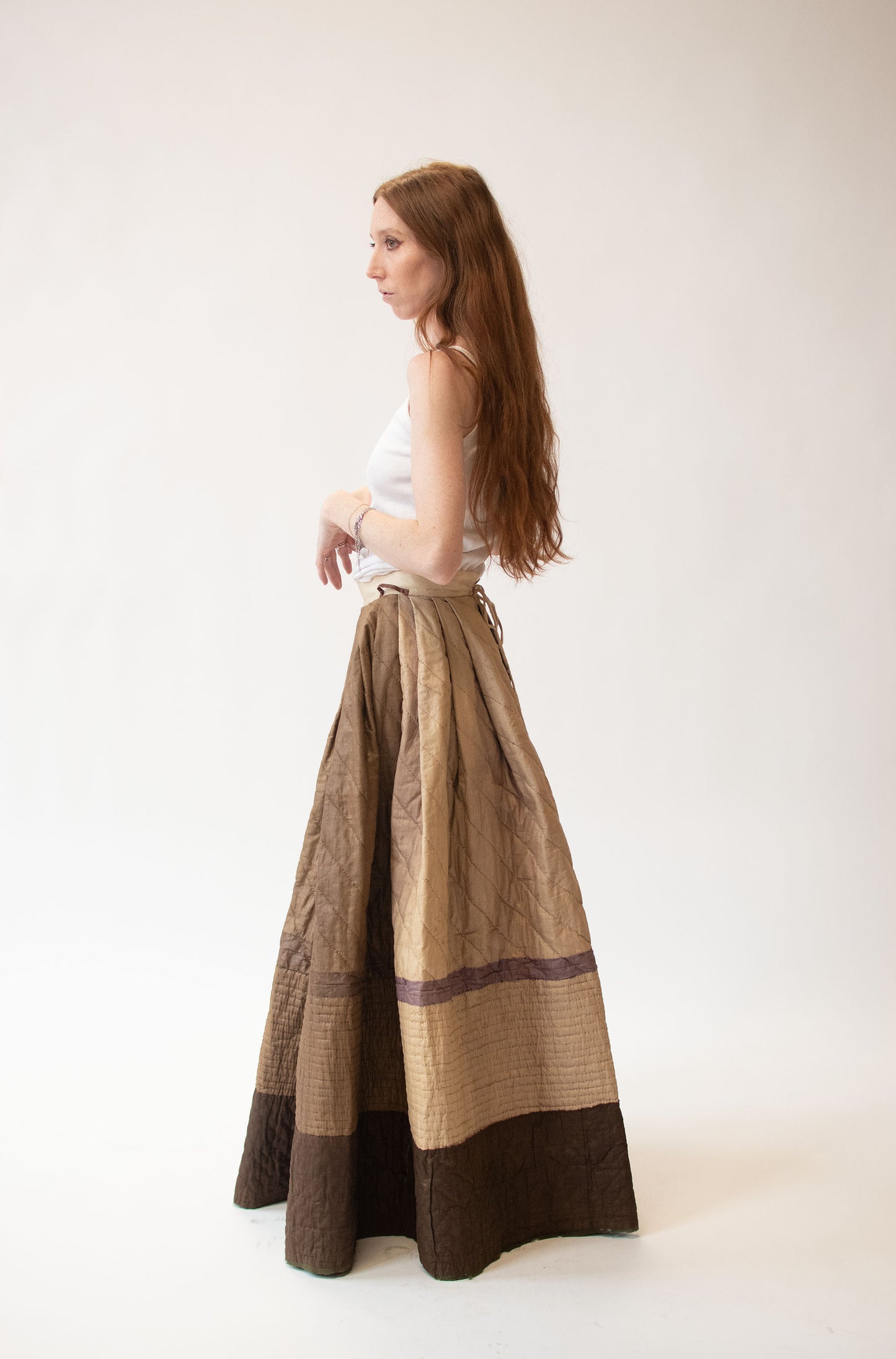 Antique Quilted Petticoat
