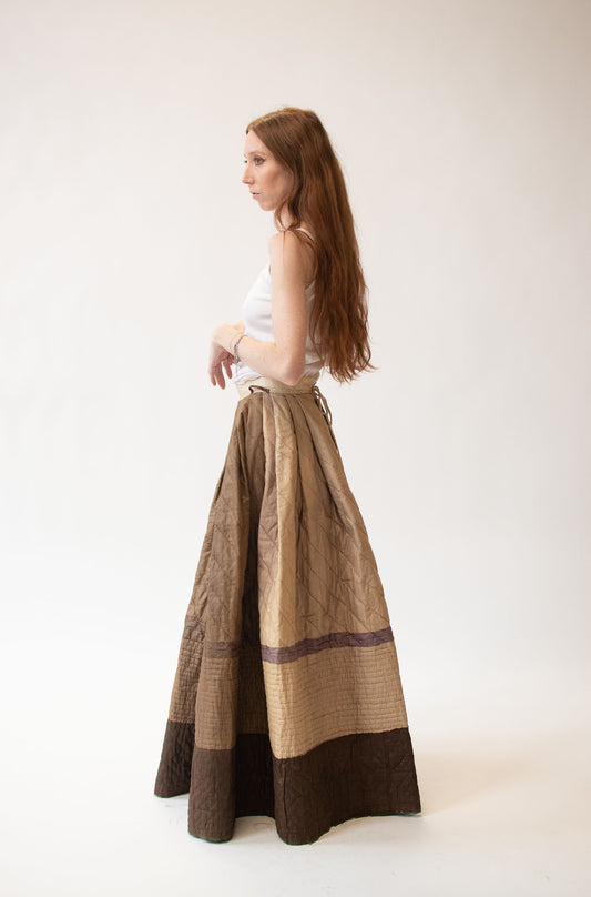 Antique Quilted Petticoat