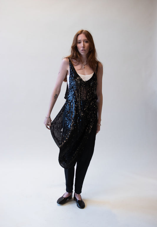 Sequin Tabard | Norma Kamali