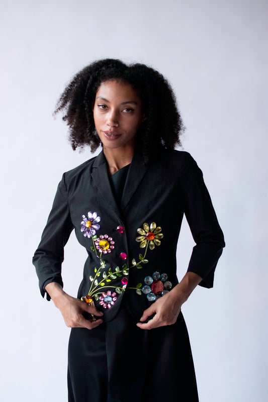 Rhinestone Boutique Blazer | Moschino Cheap & Chic SS 2001