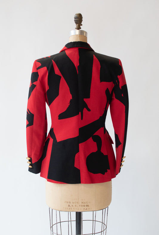 1990s Olive Oyl Blazer | Moschino Cheap & Chic