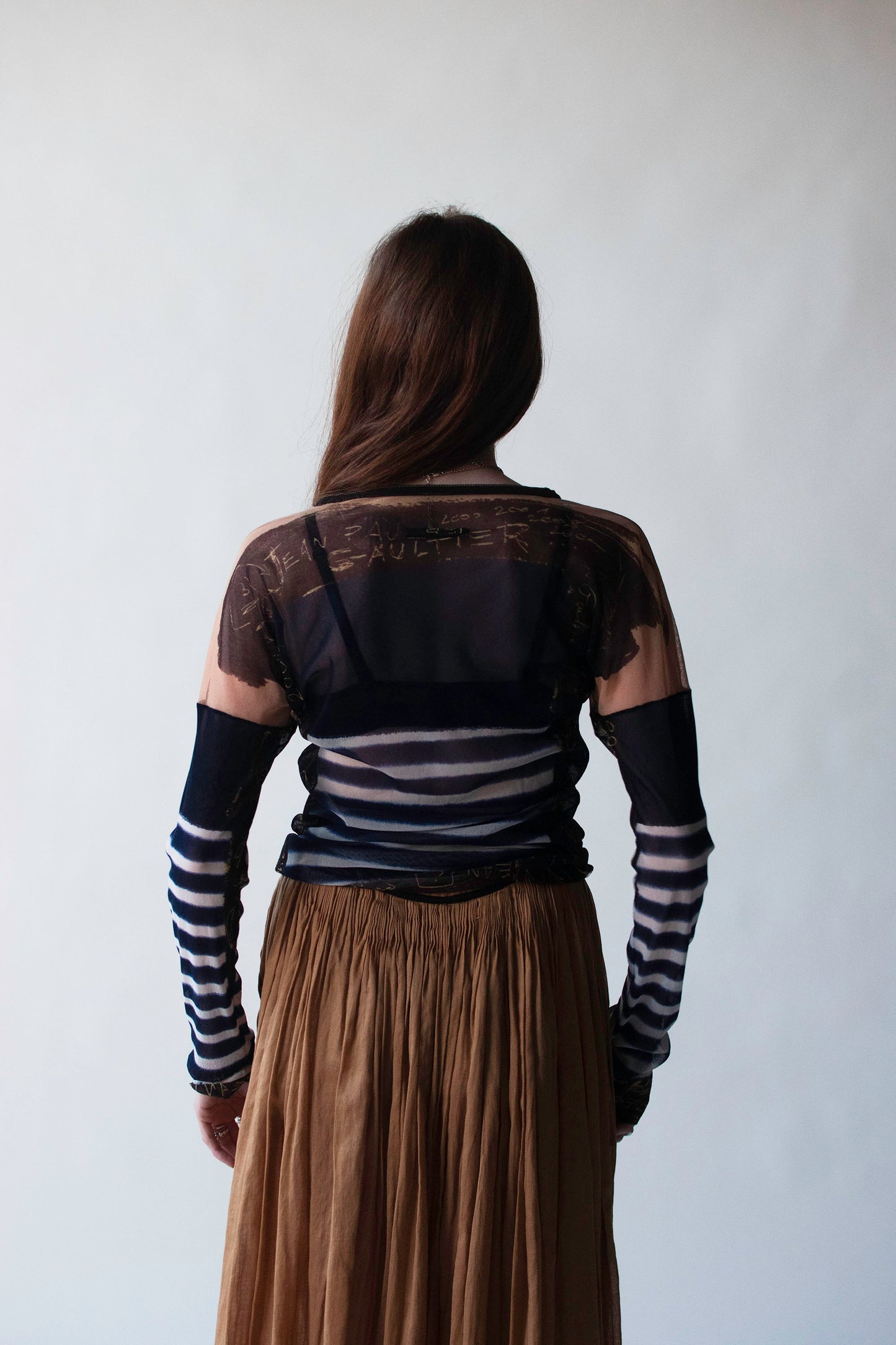 Striped Mesh Shirt | Jean Paul Gaultier SS 2001
