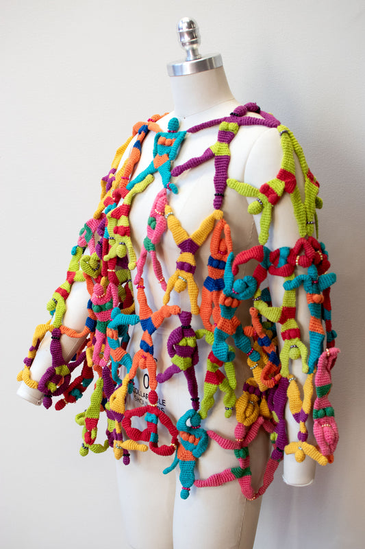 1990s Crochet Swimmers Sweater | Michael Simon